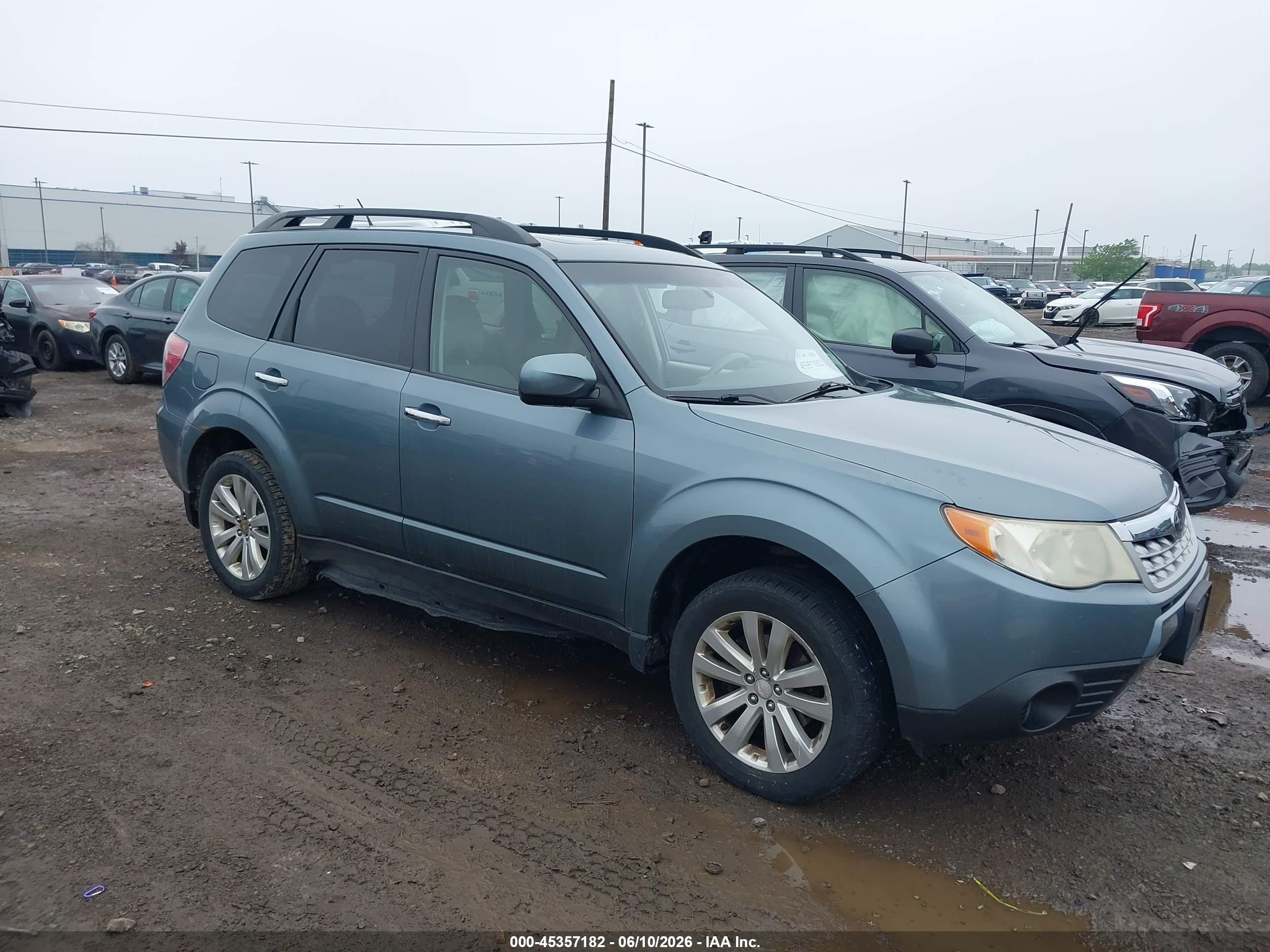 2012 Subaru Forester 2.5x Premium Light Blue vin: JF2SHADC1CH450923