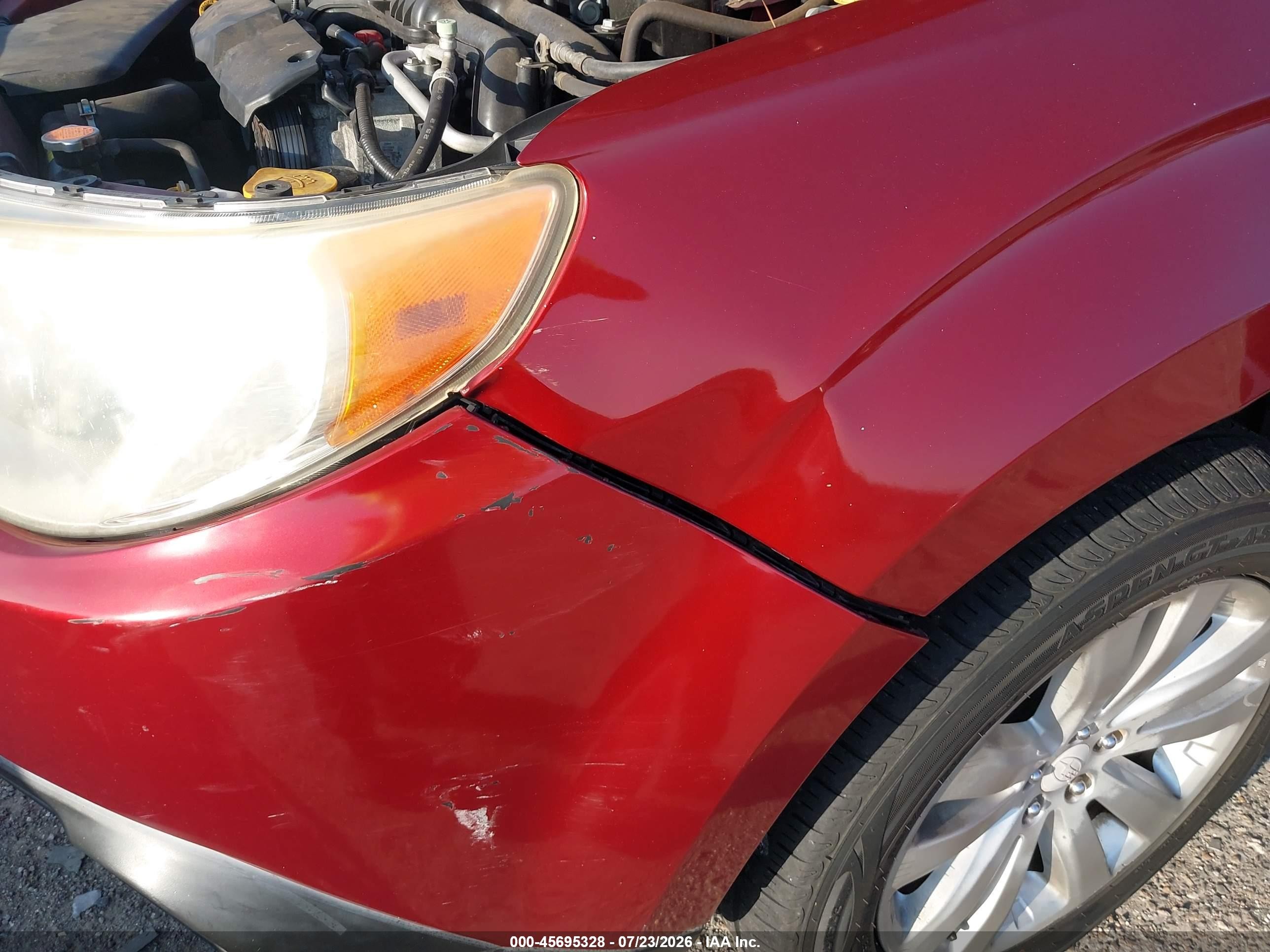 2013 Subaru Forester 2.5x Premium Red vin: JF2SHADC1DH443553