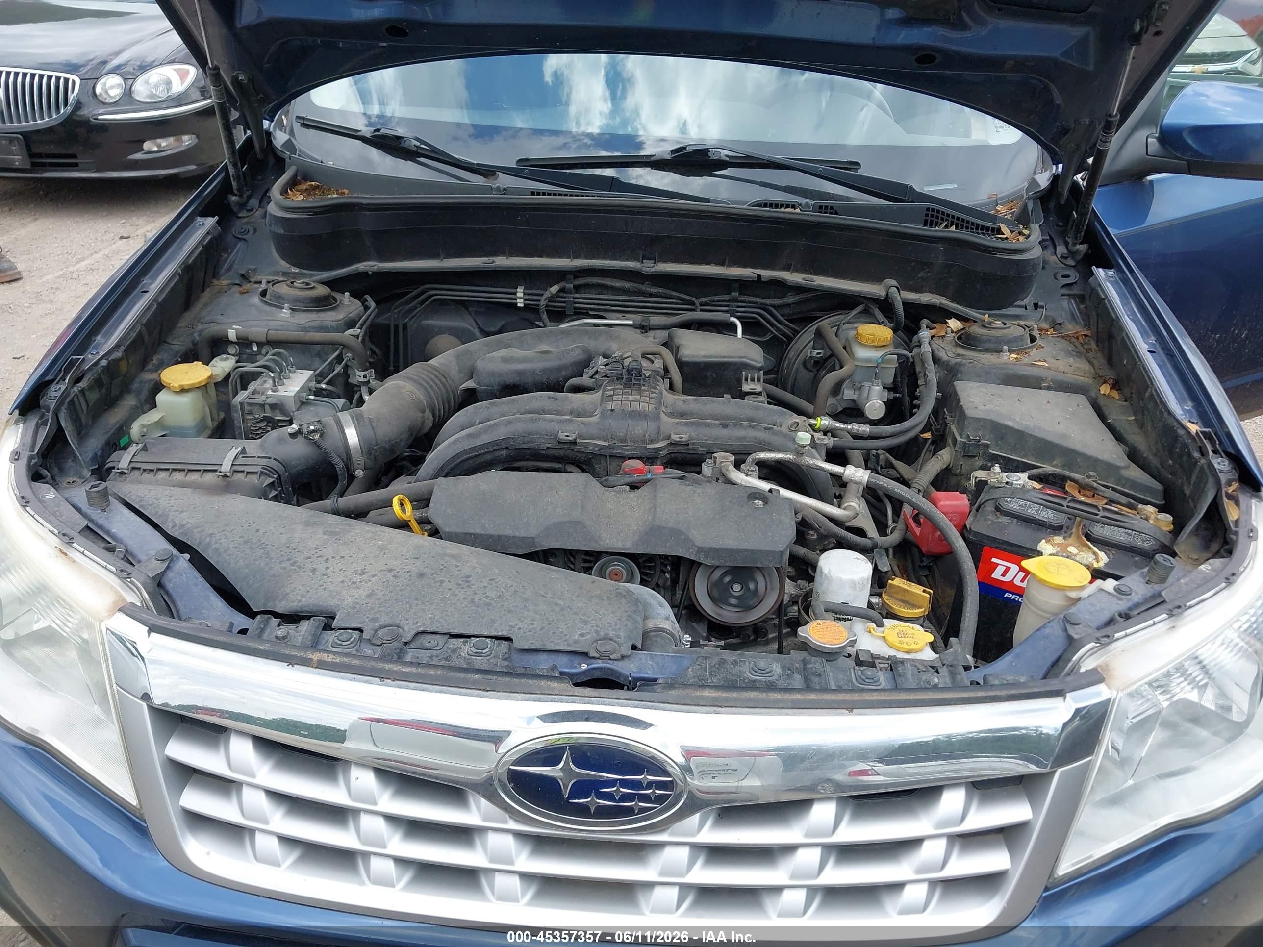 2012 Subaru Forester 2.5x Premium Blue vin: JF2SHADC2CH428395
