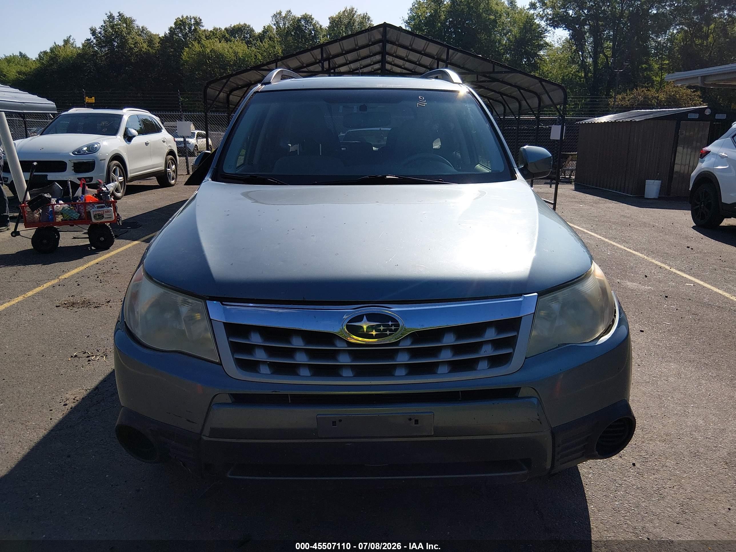 2012 Subaru Forester 2.5x Premium Light Blue vin: JF2SHADC2CH447531