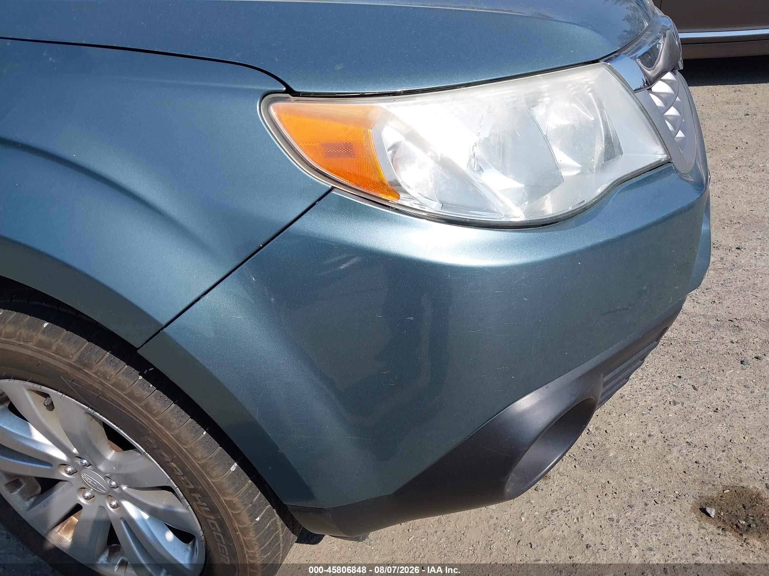 2012 Subaru Forester 2.5x Premium Light Blue vin: JF2SHADC2CH468055