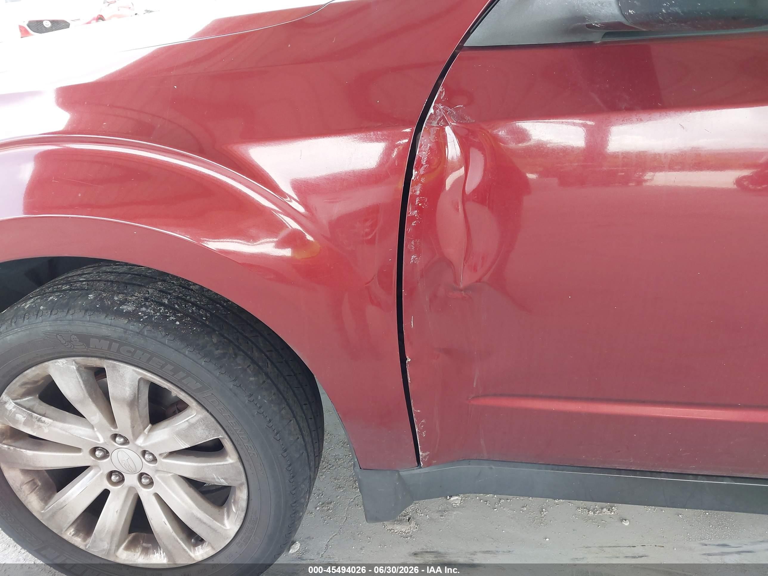 2013 Subaru Forester 2.5x Premium Red vin: JF2SHADC2DH442492