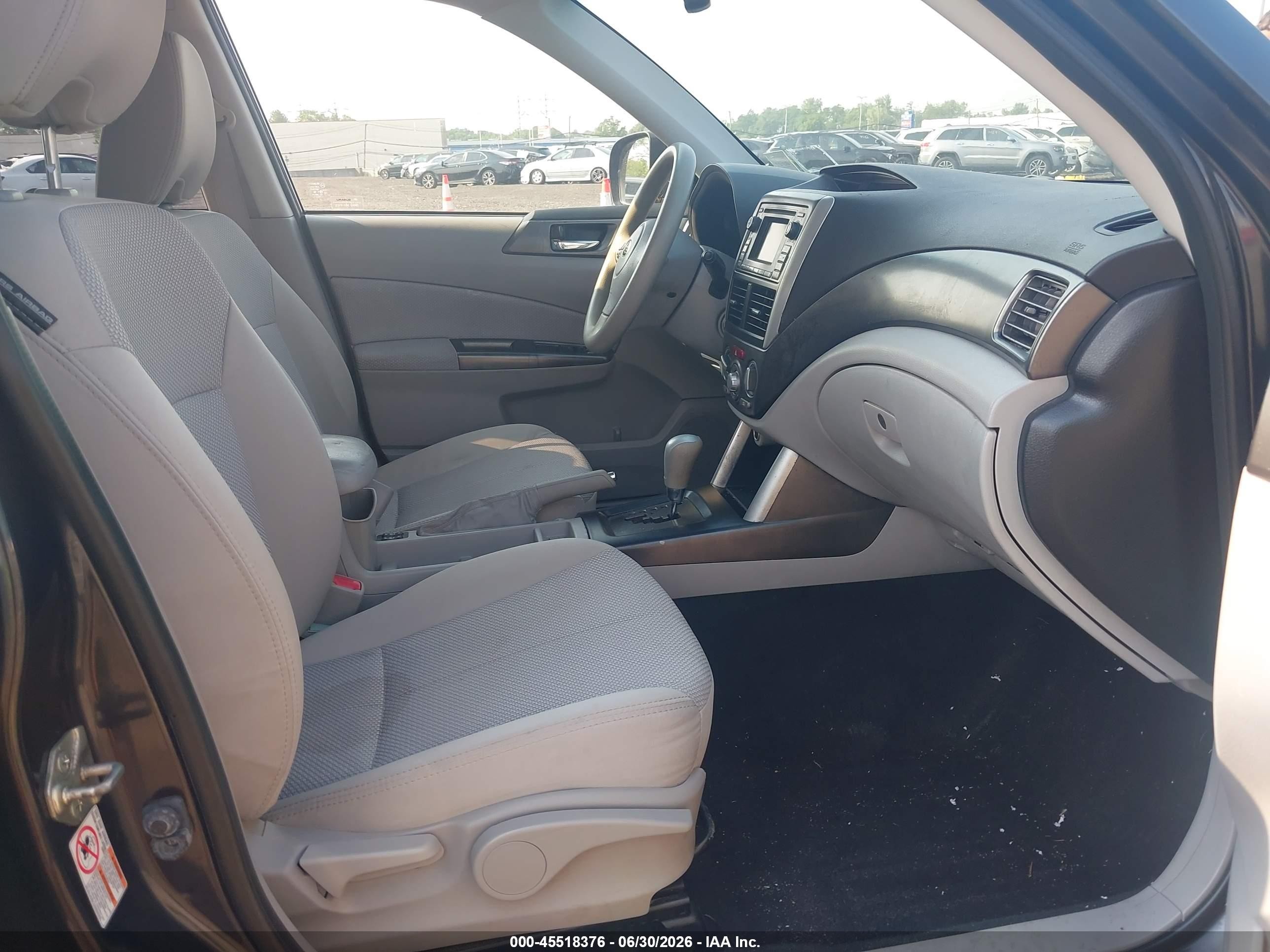 2013 Subaru Forester 2.5x Premium Gray vin: JF2SHADC2DH443805