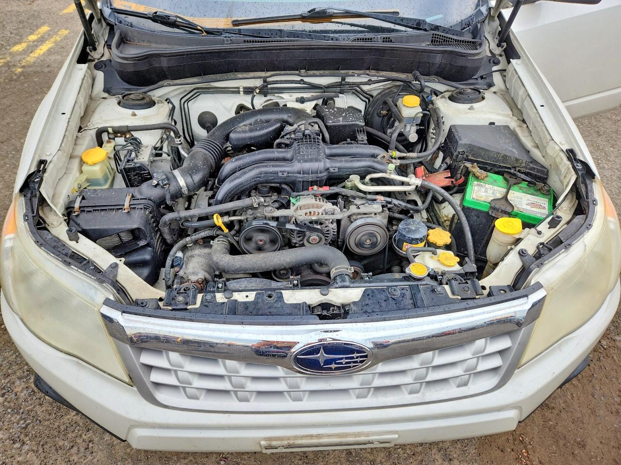 2011 Subaru Forester 2.5x Premium White vin: JF2SHADC3BH737078