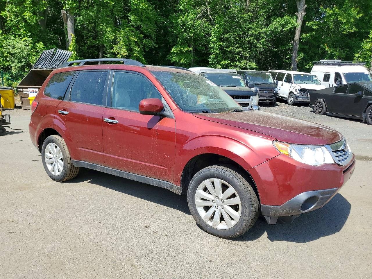 2012 Subaru Forester 2.5x Premium Red vin: JF2SHADC3CH434609