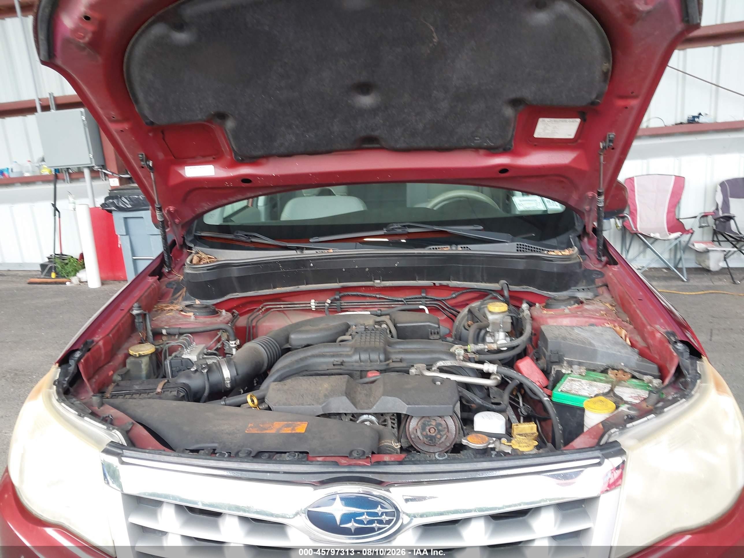 2012 Subaru Forester 2.5x Premium Красный vin: JF2SHADC3CH454021