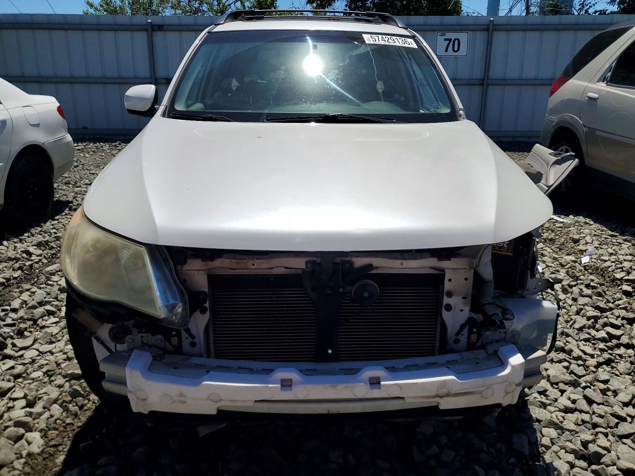 2013 Subaru Forester 2.5x Premium White vin: JF2SHADC3DH427452
