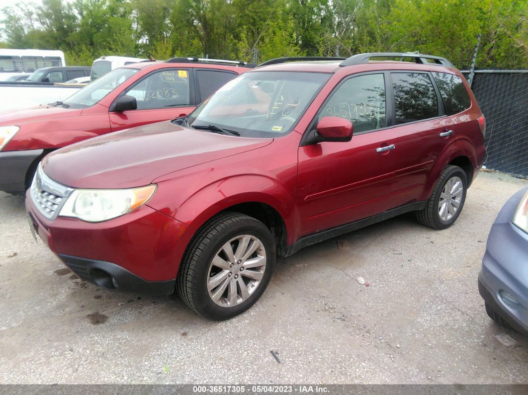 2013 Subaru Forester 2.5x Premium Maroon vin: JF2SHADC3DH441268
