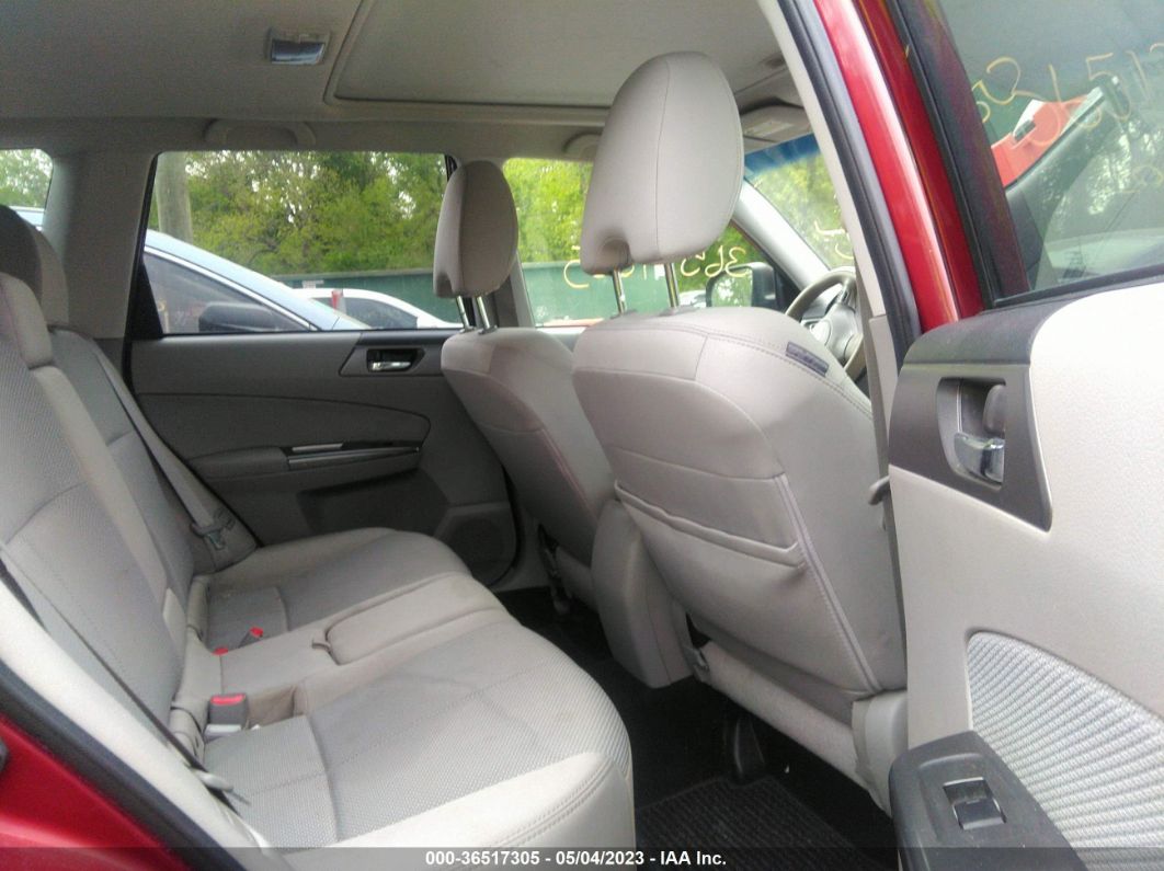 2013 Subaru Forester 2.5x Premium Maroon vin: JF2SHADC3DH441268