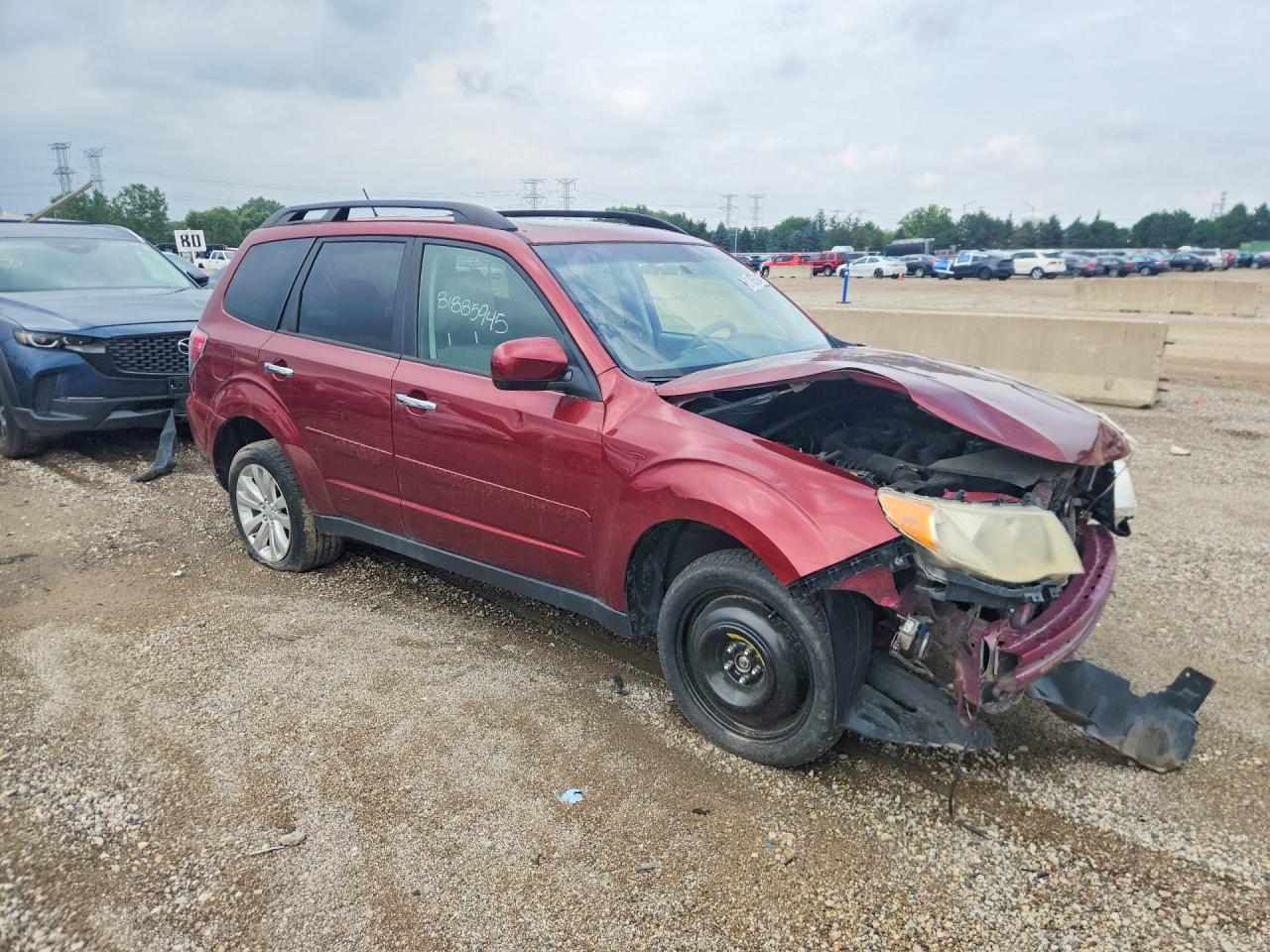 2013 Subaru Forester 2.5x Premium Red vin: JF2SHADC3DH441268