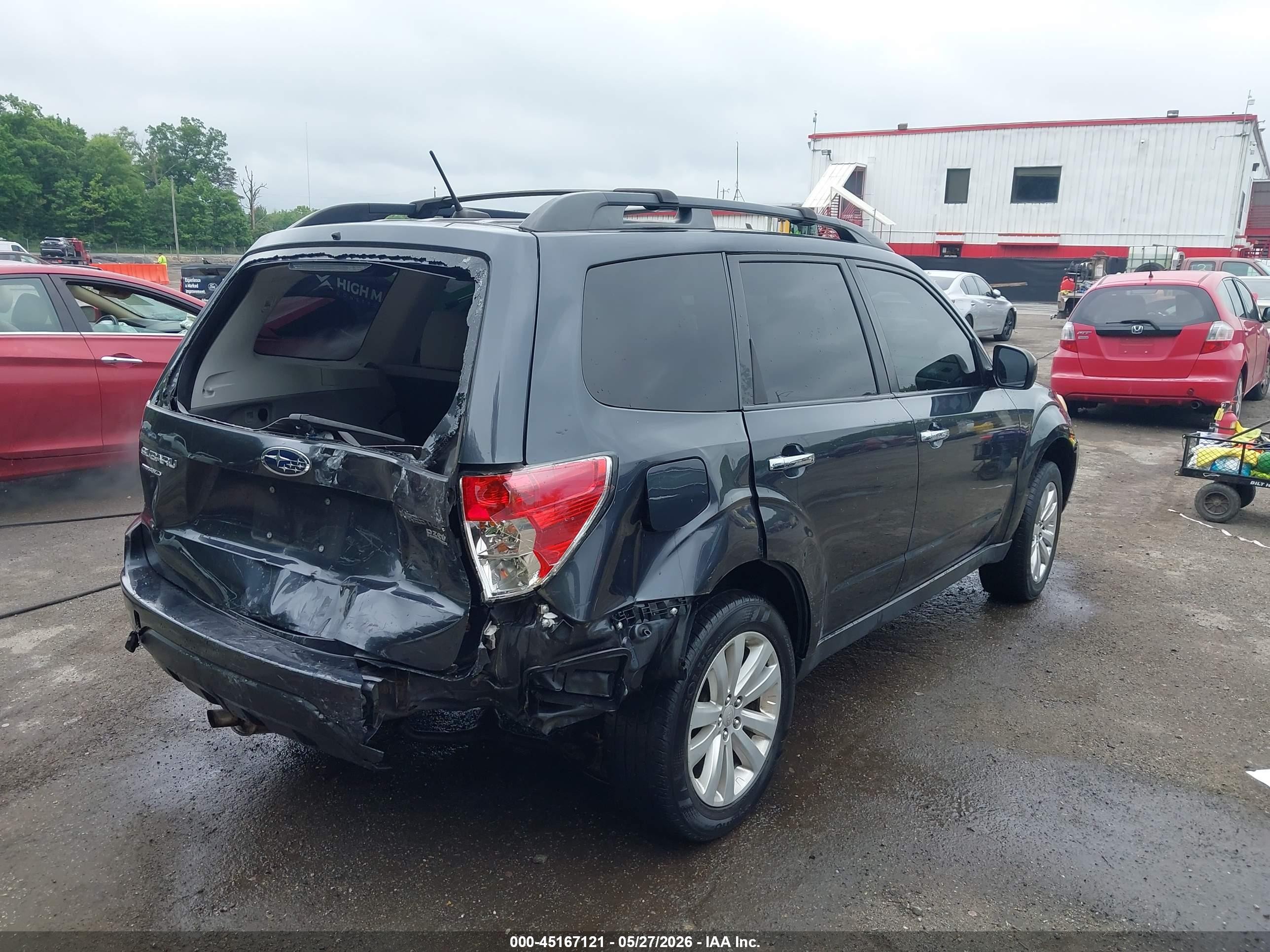 2012 Subaru Forester 2.5x Premium Blue vin: JF2SHADC4CH432688