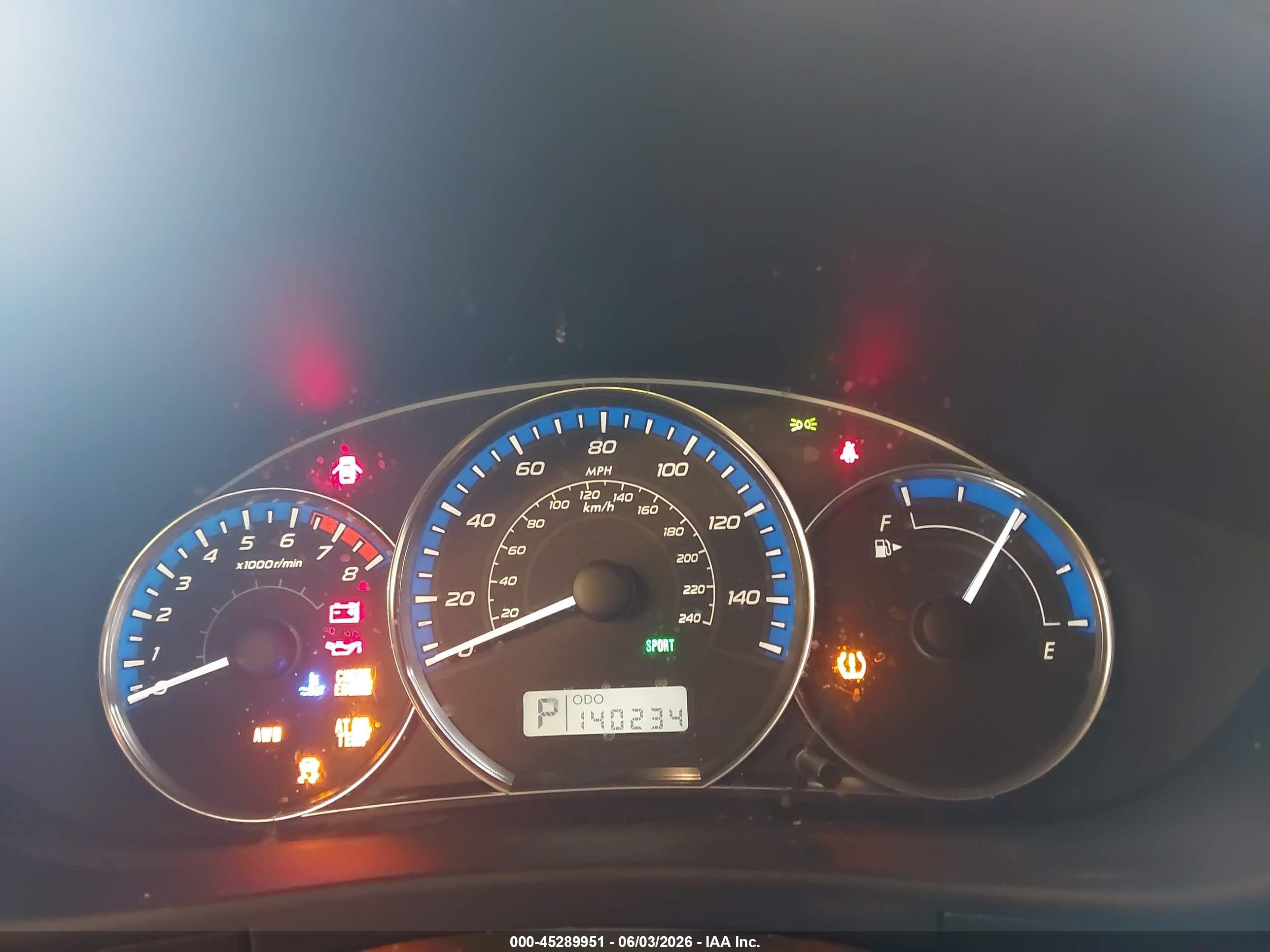 2012 Subaru Forester 2.5x Premium Blue vin: JF2SHADC4CH434621