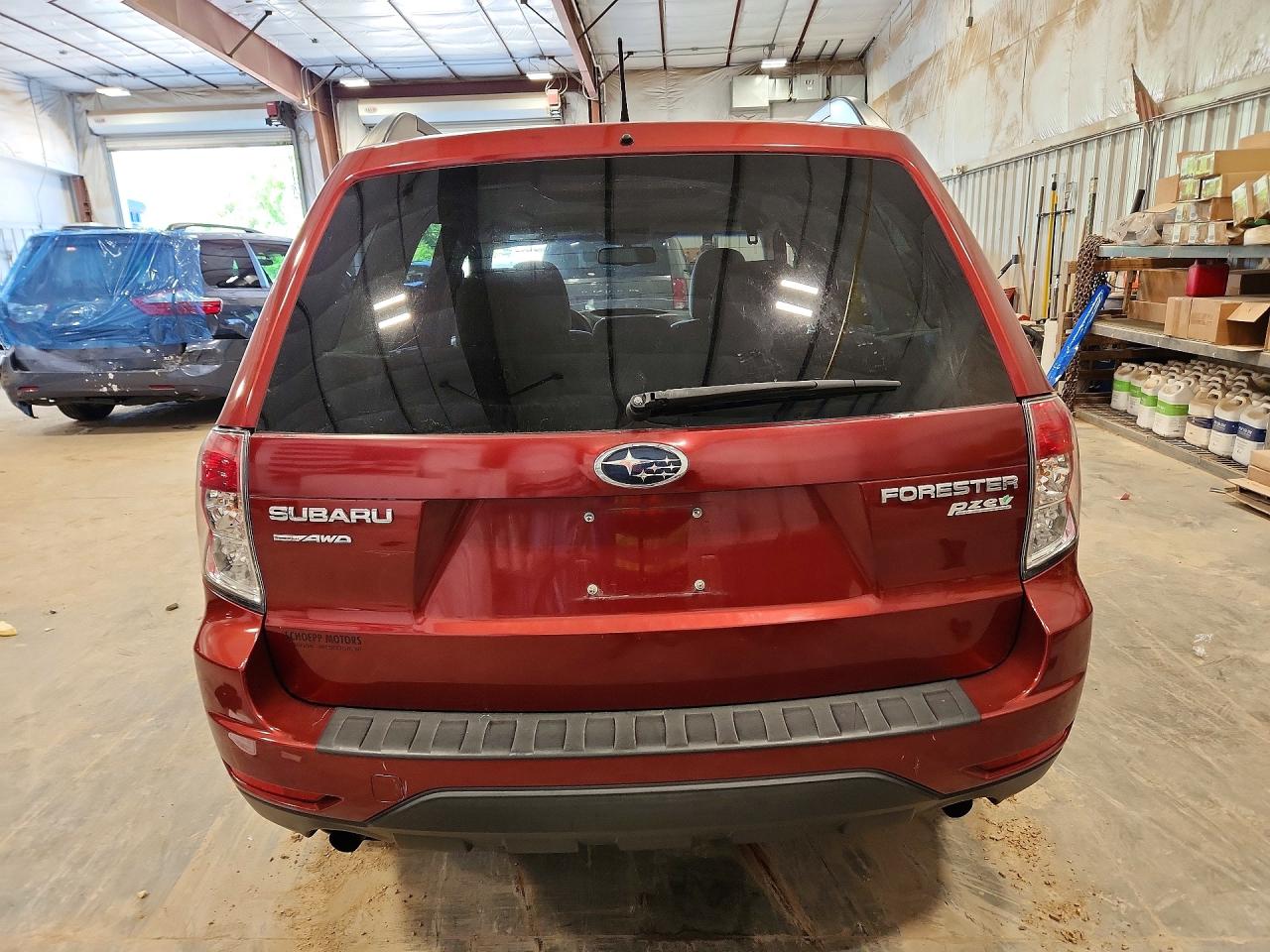 2012 Subaru Forester 2.5x Premium Red vin: JF2SHADC4CH445750