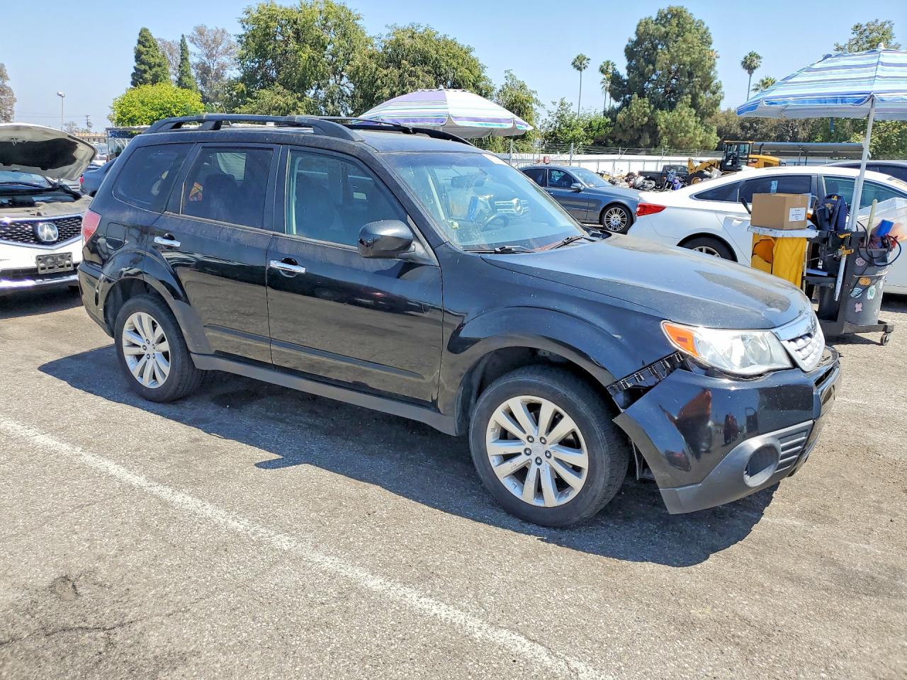 2011 Subaru Forester 2.5x Premium Черный vin: JF2SHADC5BH706513