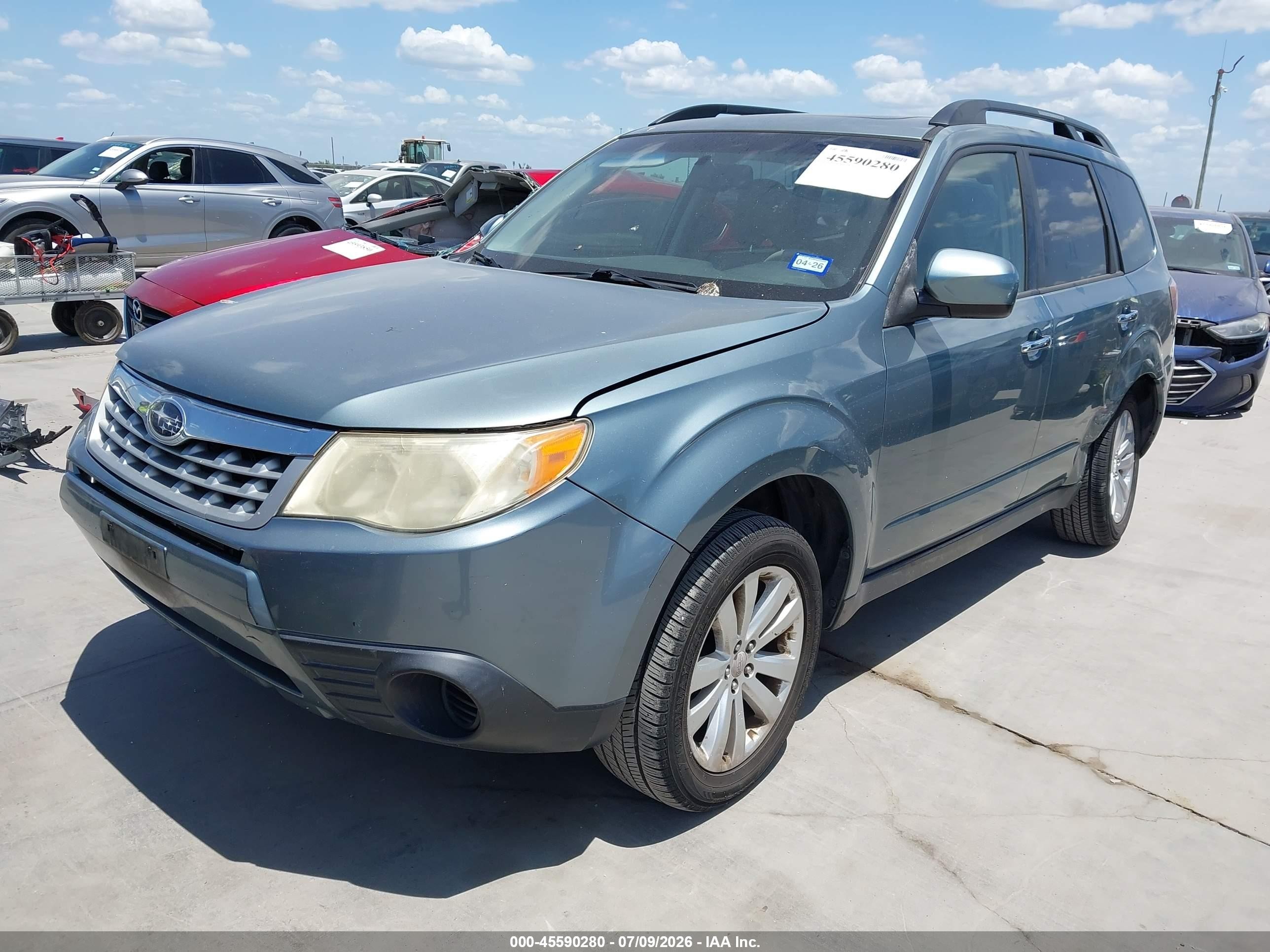 2012 Subaru Forester 2.5x Premium Turquoise vin: JF2SHADC5CH459513