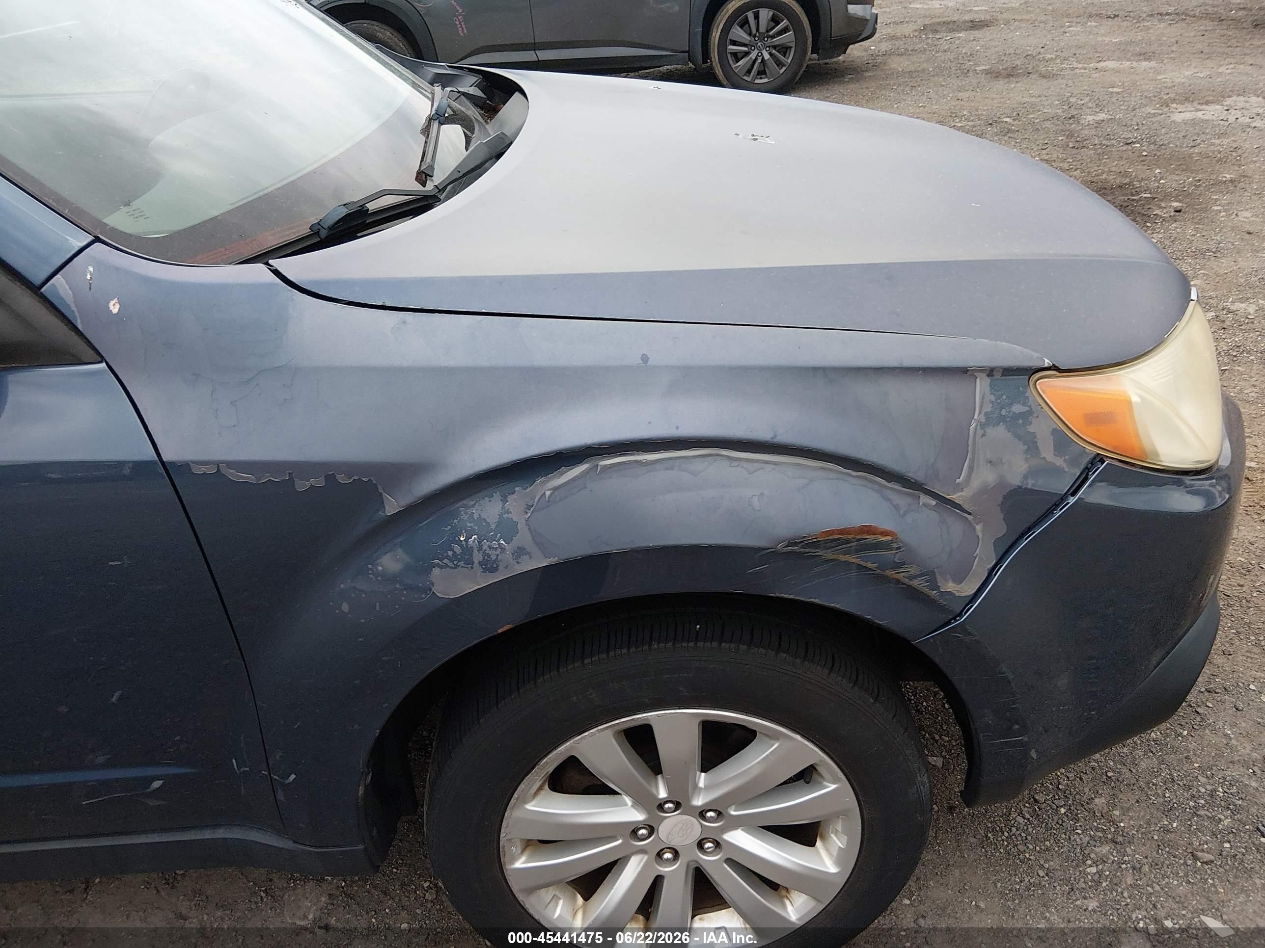 2011 Subaru Forester 2.5x Premium Dark Blue vin: JF2SHADC6BH731291