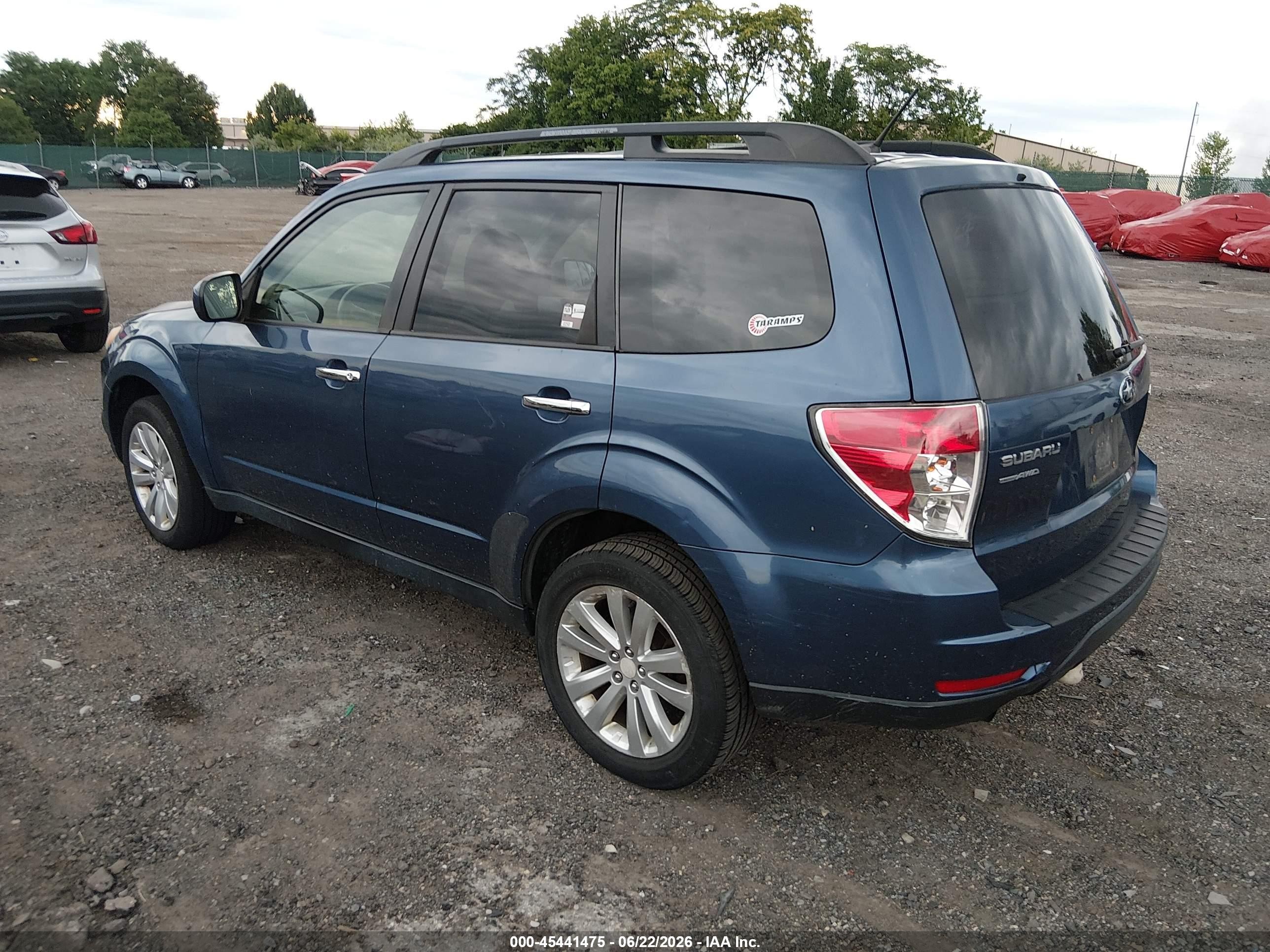 2011 Subaru Forester 2.5x Premium Dark Blue vin: JF2SHADC6BH731291