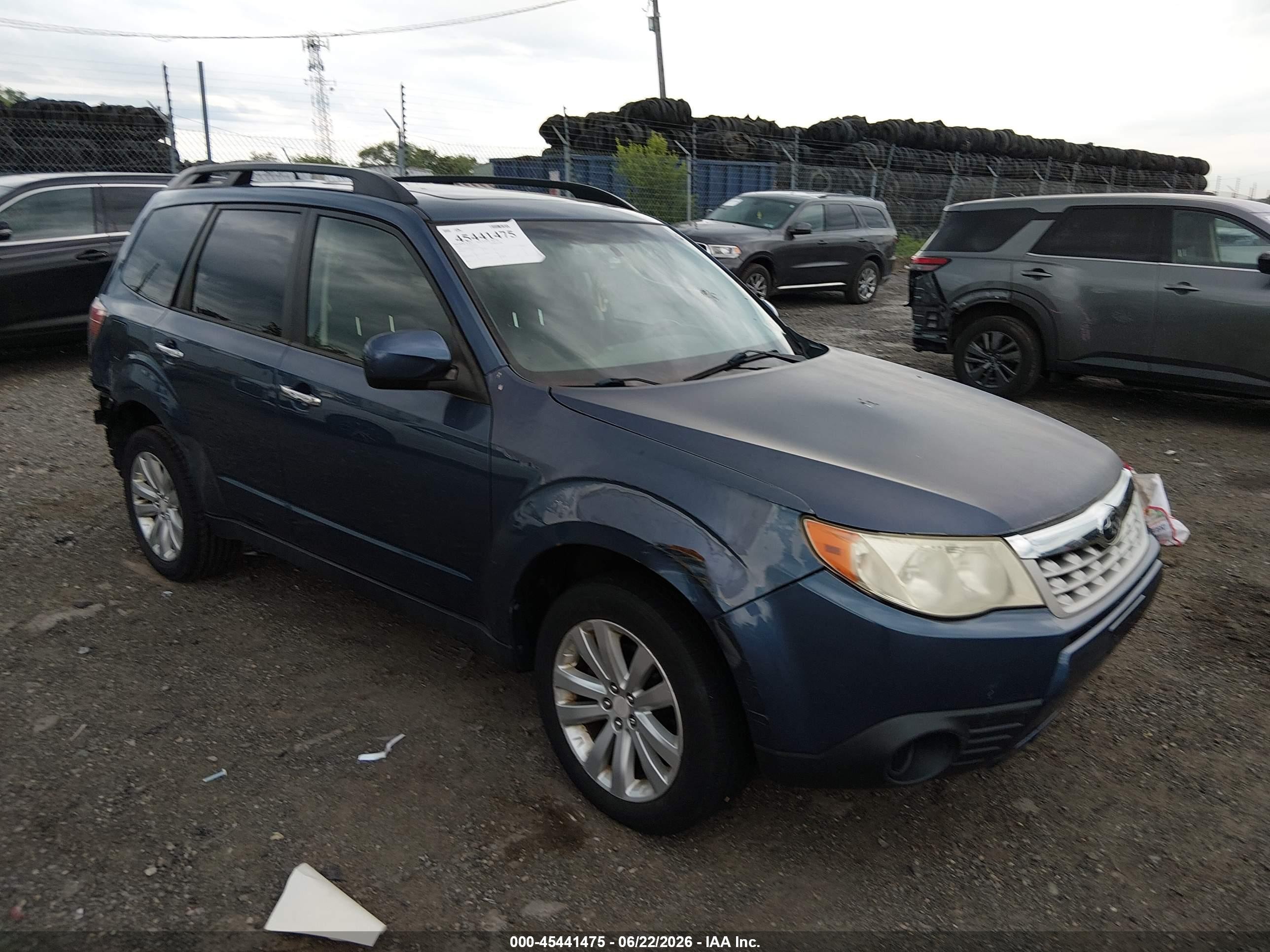 2011 Subaru Forester 2.5x Premium Dark Blue vin: JF2SHADC6BH731291