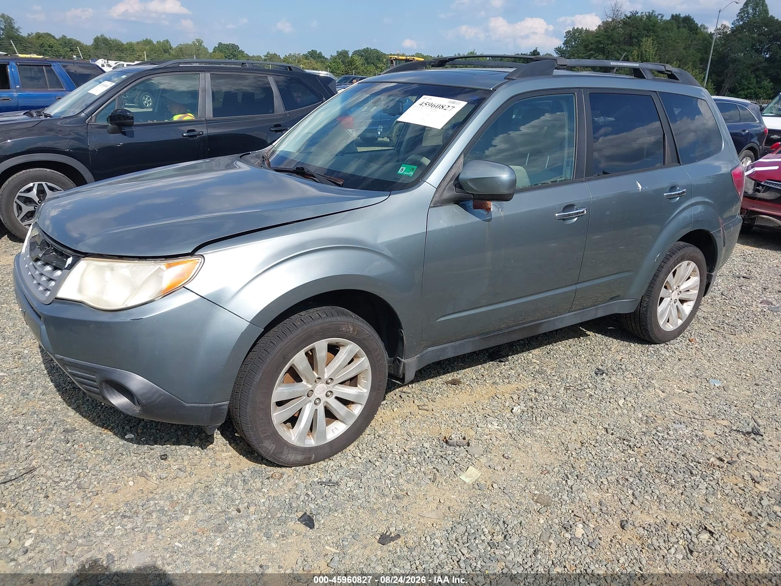 2011 Subaru Forester 2.5x Premium Light Blue vin: JF2SHADC6BH750164
