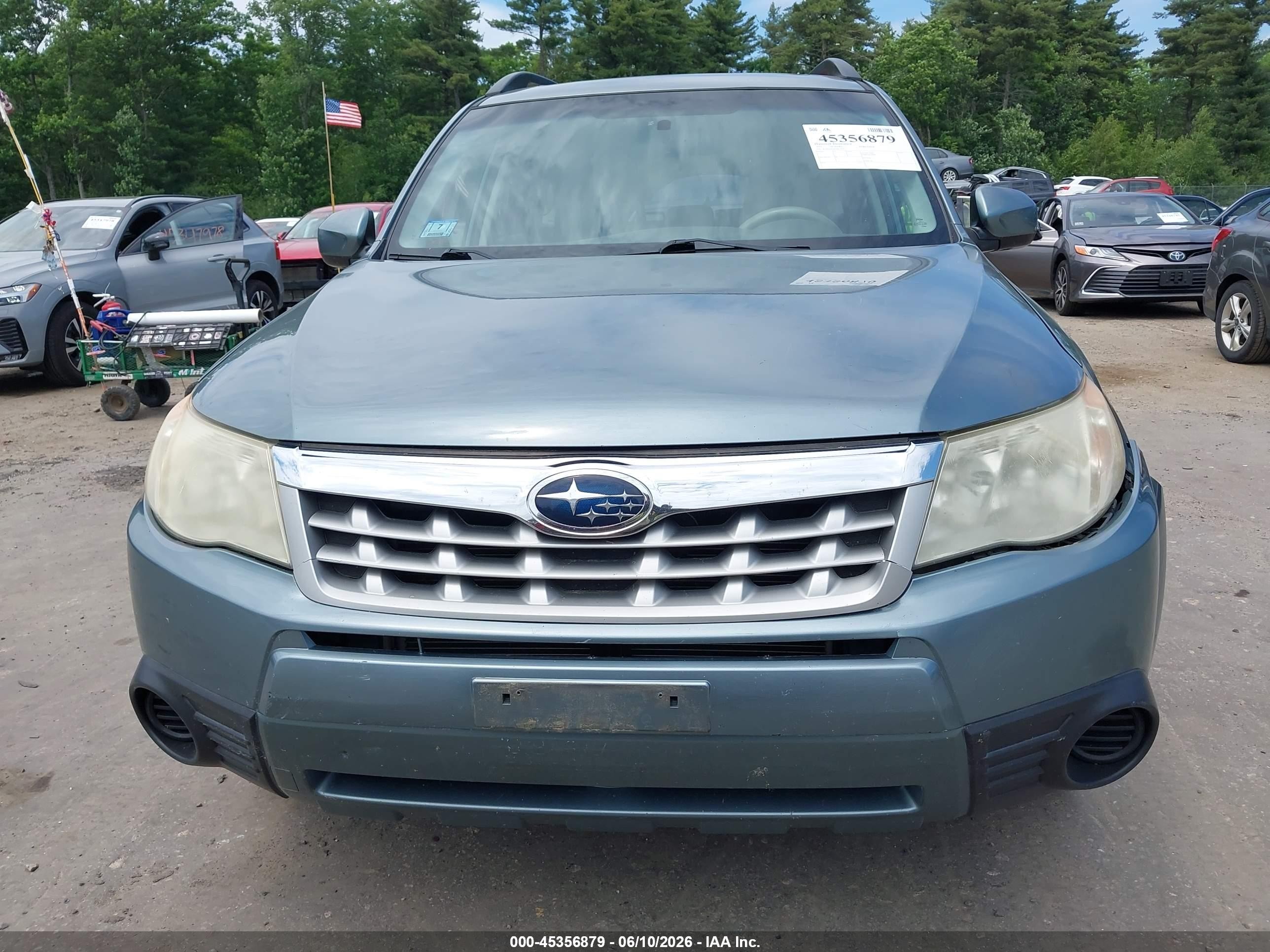 2012 Subaru Forester 2.5x Premium Green vin: JF2SHADC6CH453476