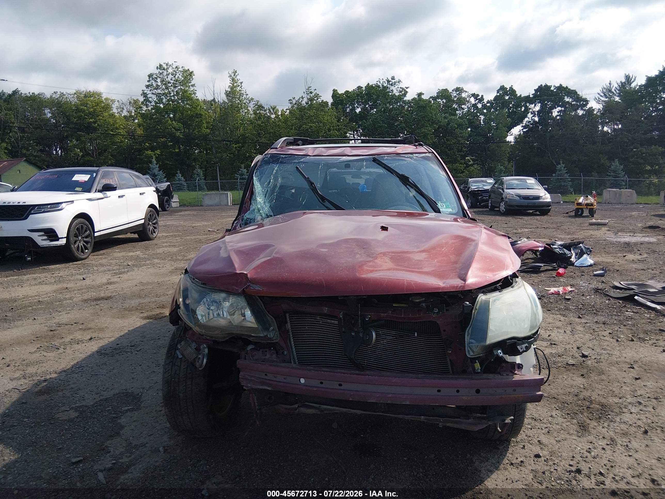 2013 Subaru Forester 2.5x Premium Красный vin: JF2SHADC6DH430149