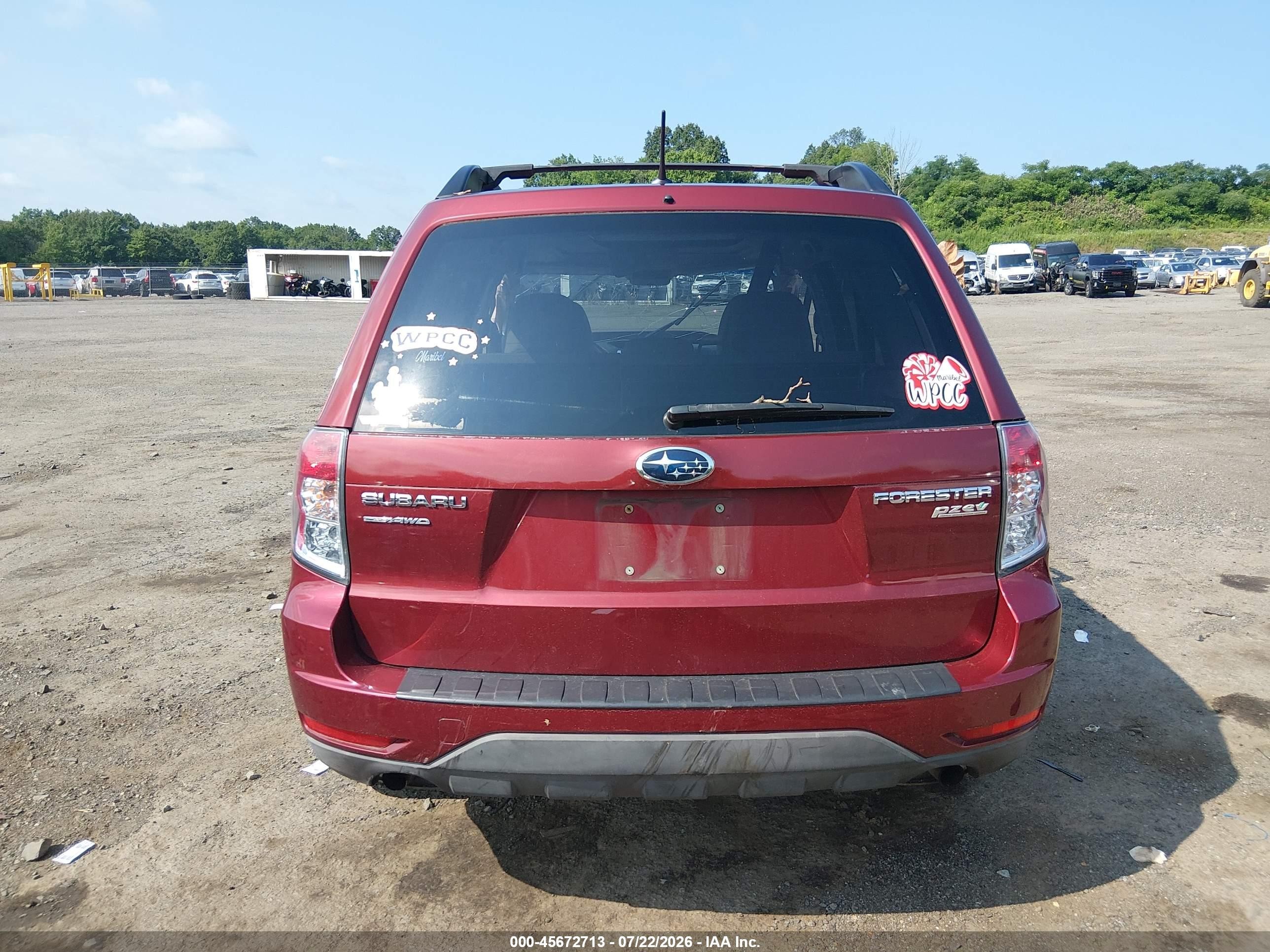 2013 Subaru Forester 2.5x Premium Красный vin: JF2SHADC6DH430149