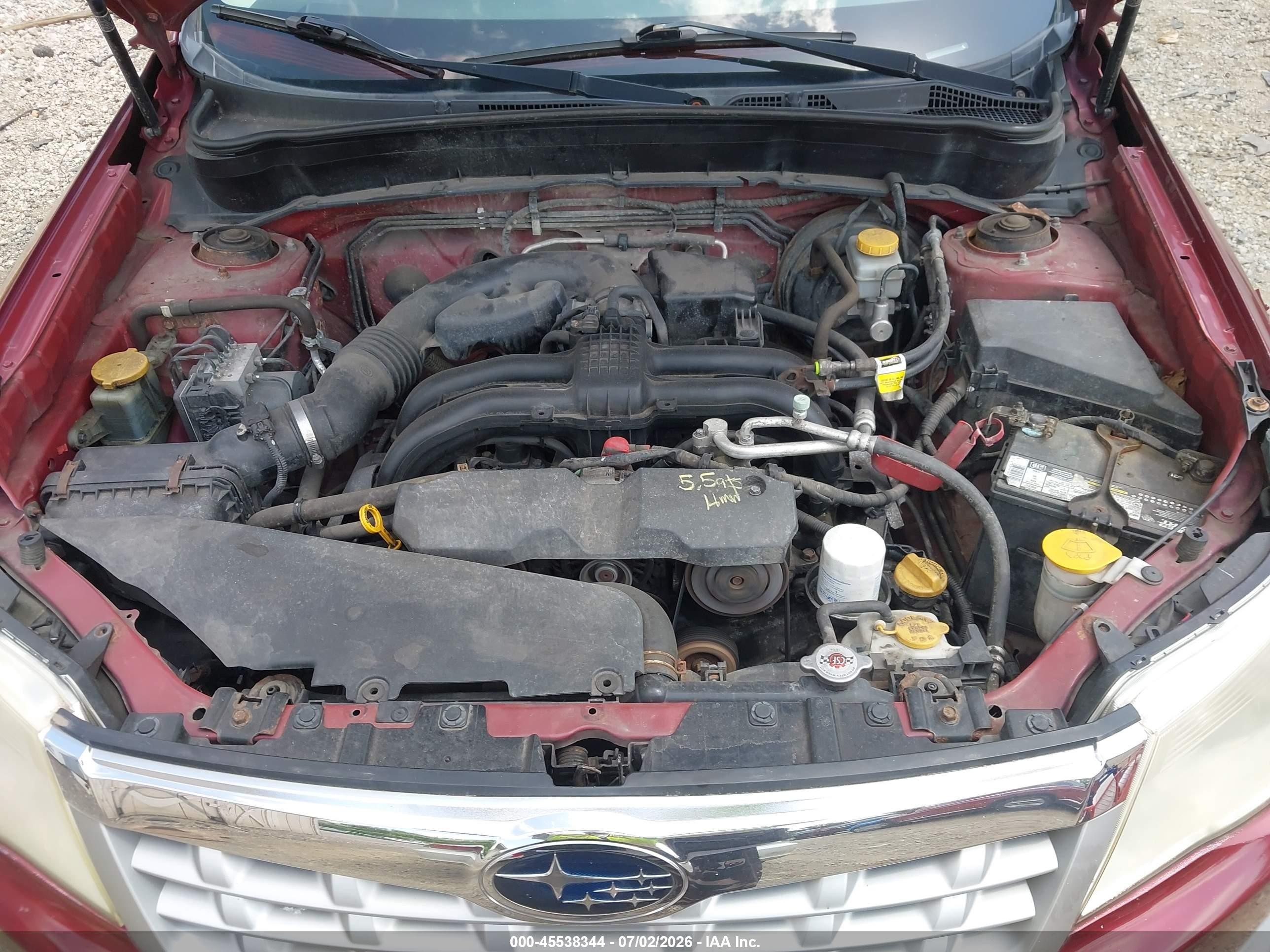 2011 Subaru Forester 2.5x Premium Фиолетовый vin: JF2SHADC7BH769029