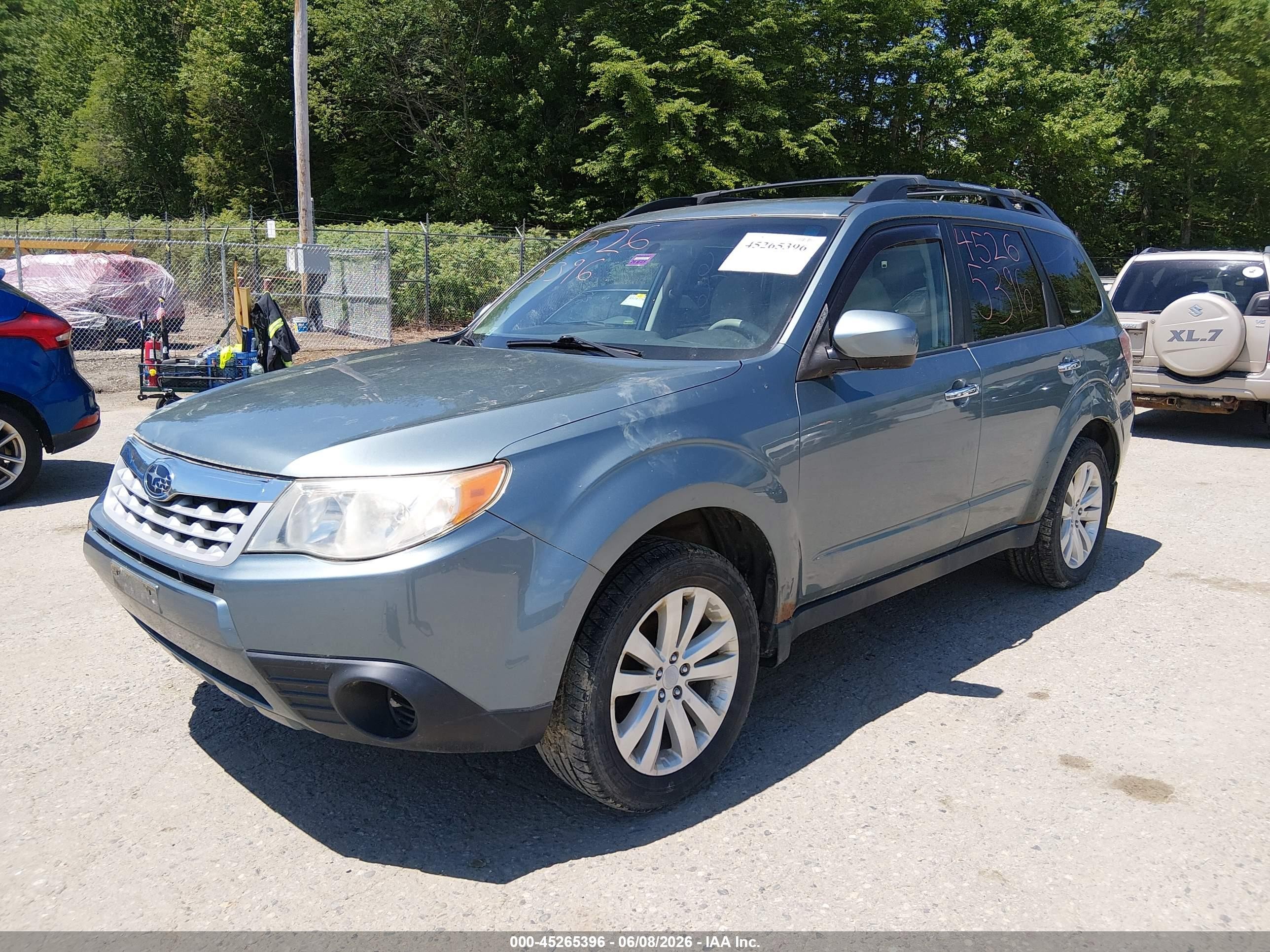 2011 Subaru Forester 2.5x Premium Light Blue vin: JF2SHADC7BH770097
