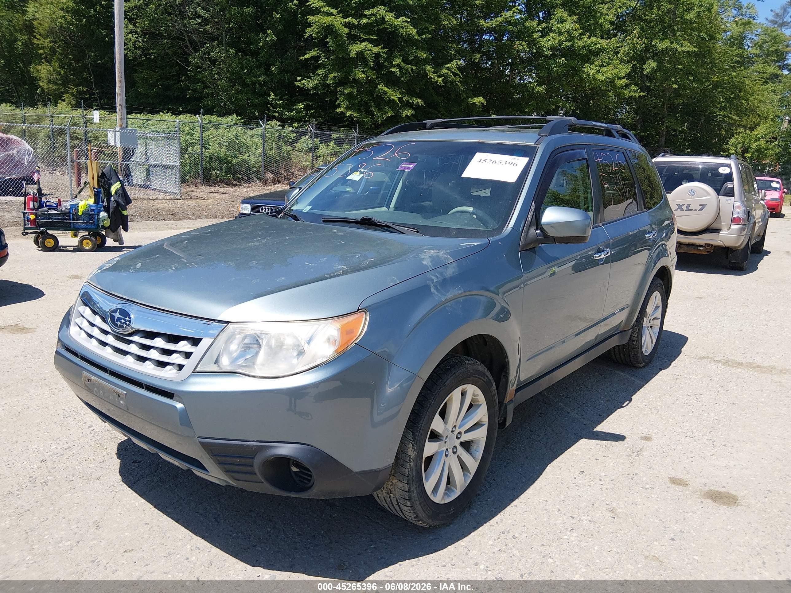 2011 Subaru Forester 2.5x Premium Light Blue vin: JF2SHADC7BH770097