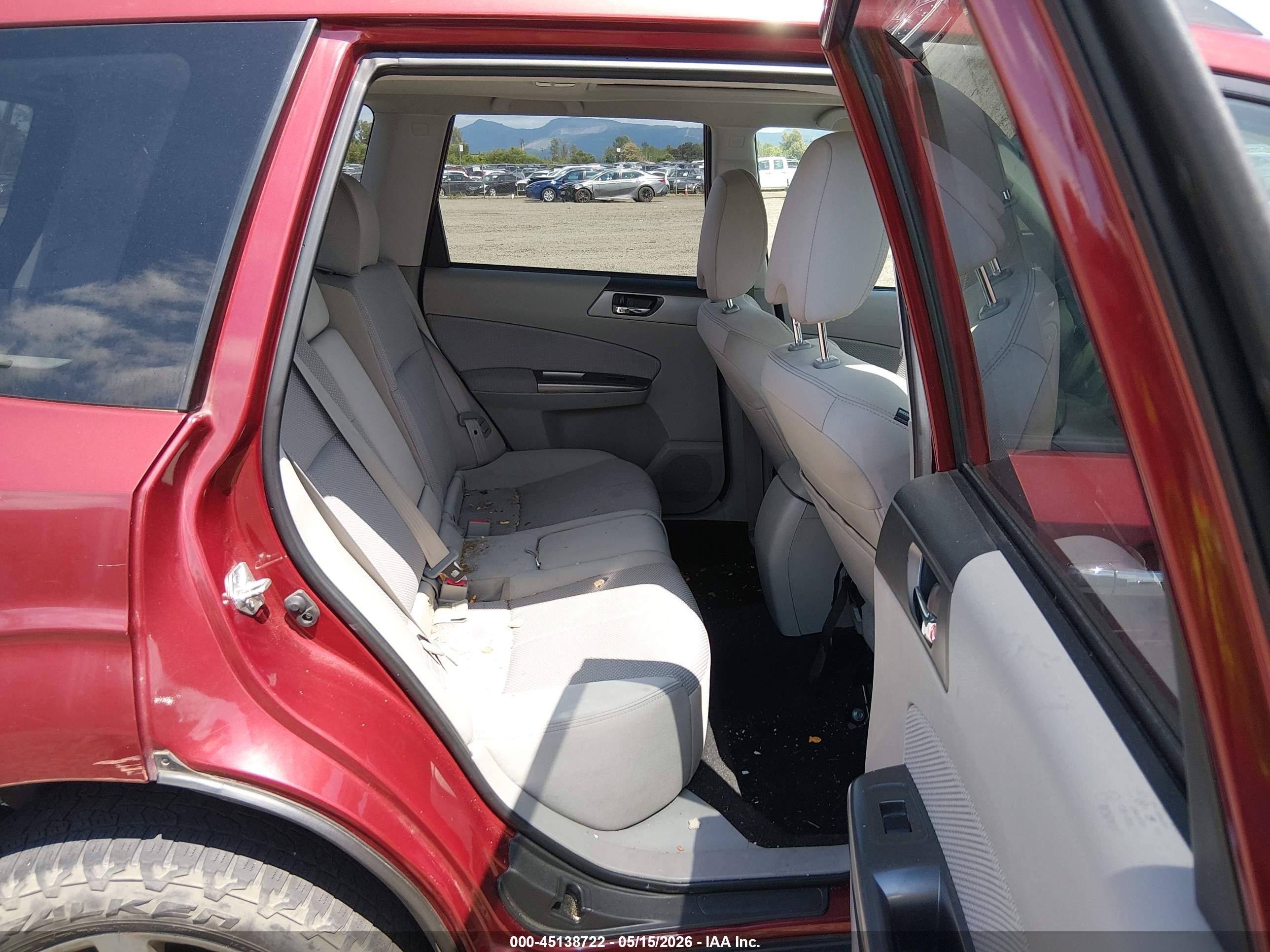 2012 Subaru Forester 2.5x Premium Red vin: JF2SHADC7CH436055
