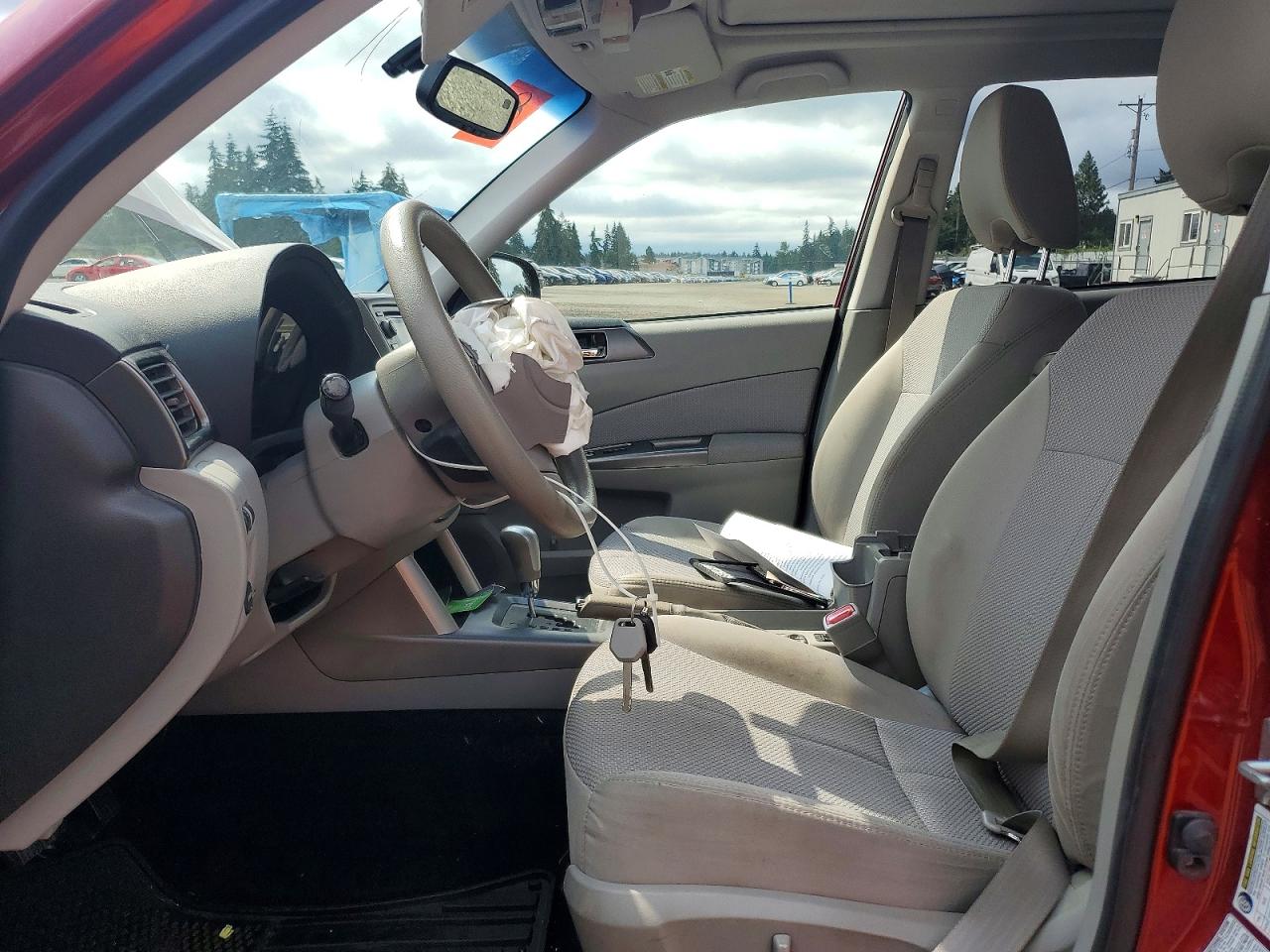 2012 Subaru Forester 2.5x Premium Maroon vin: JF2SHADC7CH443619