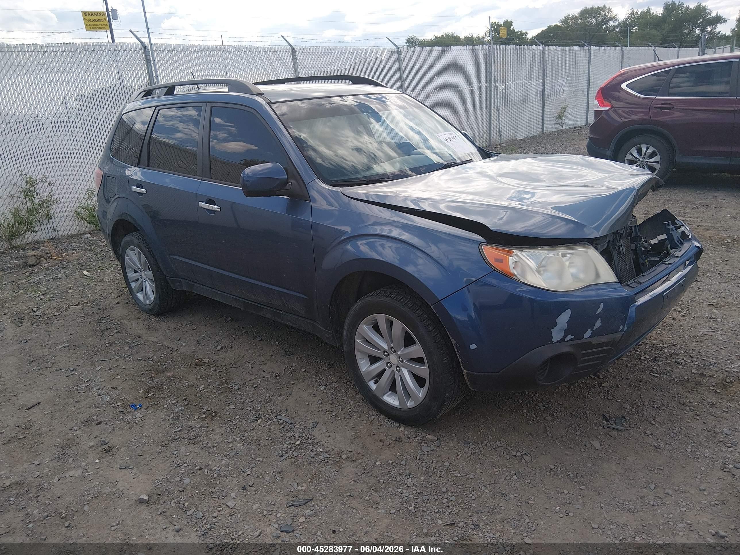 2011 Subaru Forester 2.5x Premium Blue vin: JF2SHADC8BH720096