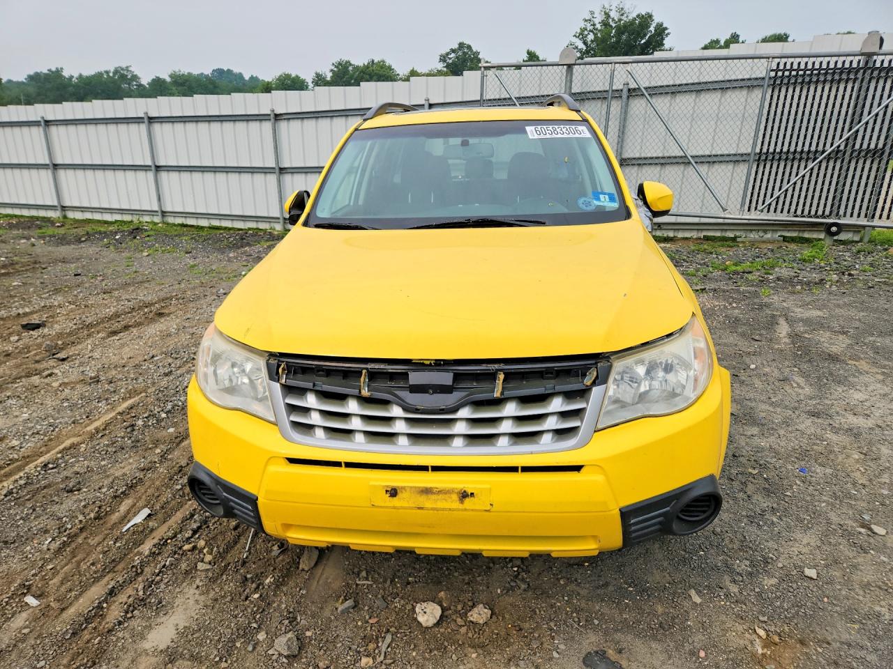 2013 Subaru Forester 2.5x Premium Yellow vin: JF2SHADC8DH422635