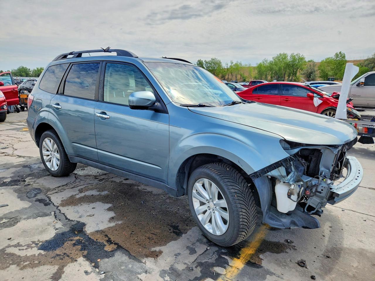 2012 Subaru Forester 2.5x Premium Teal vin: JF2SHADC9CH428474