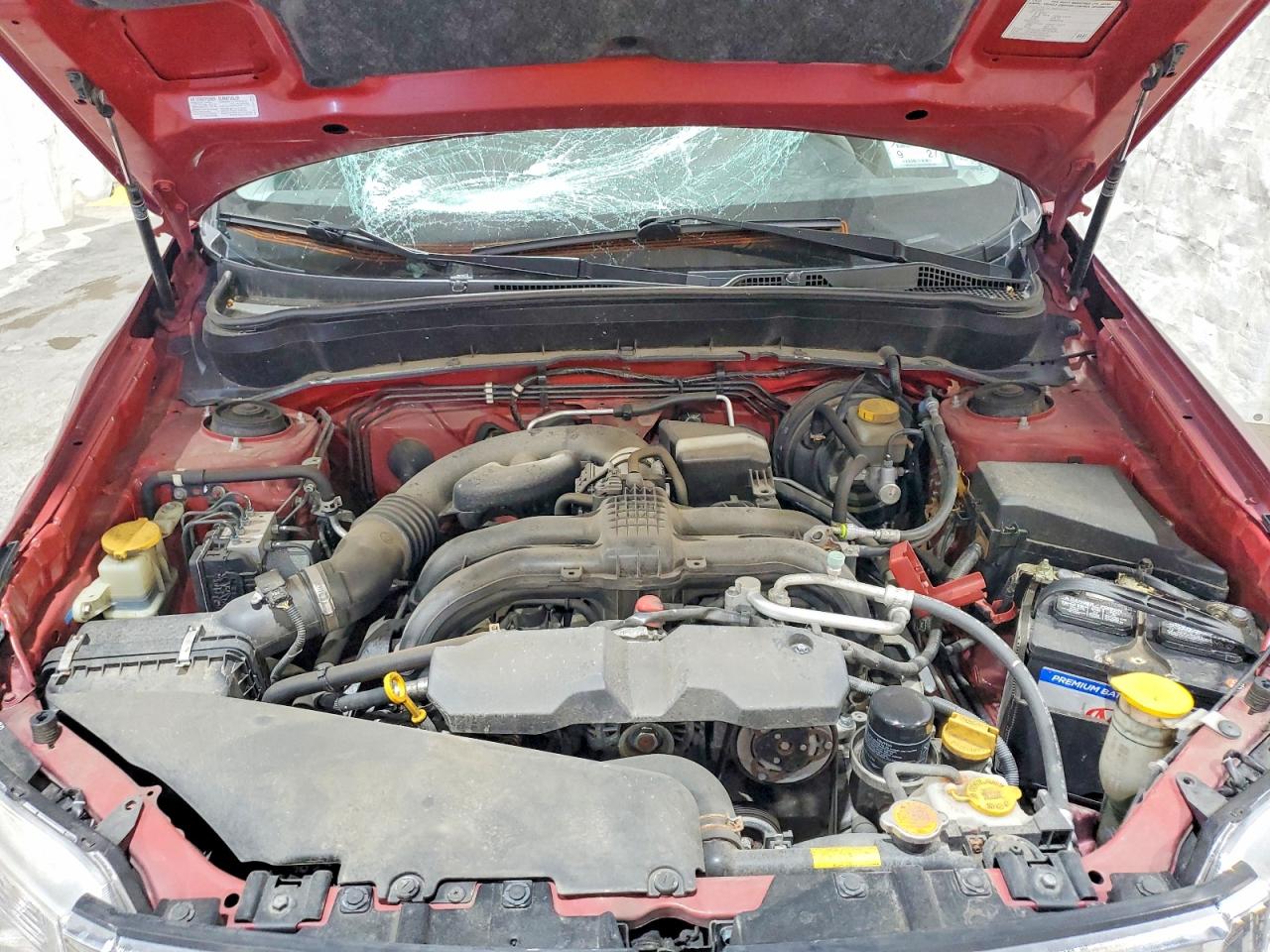 2012 Subaru Forester 2.5x Premium Красный vin: JF2SHADC9CH441435