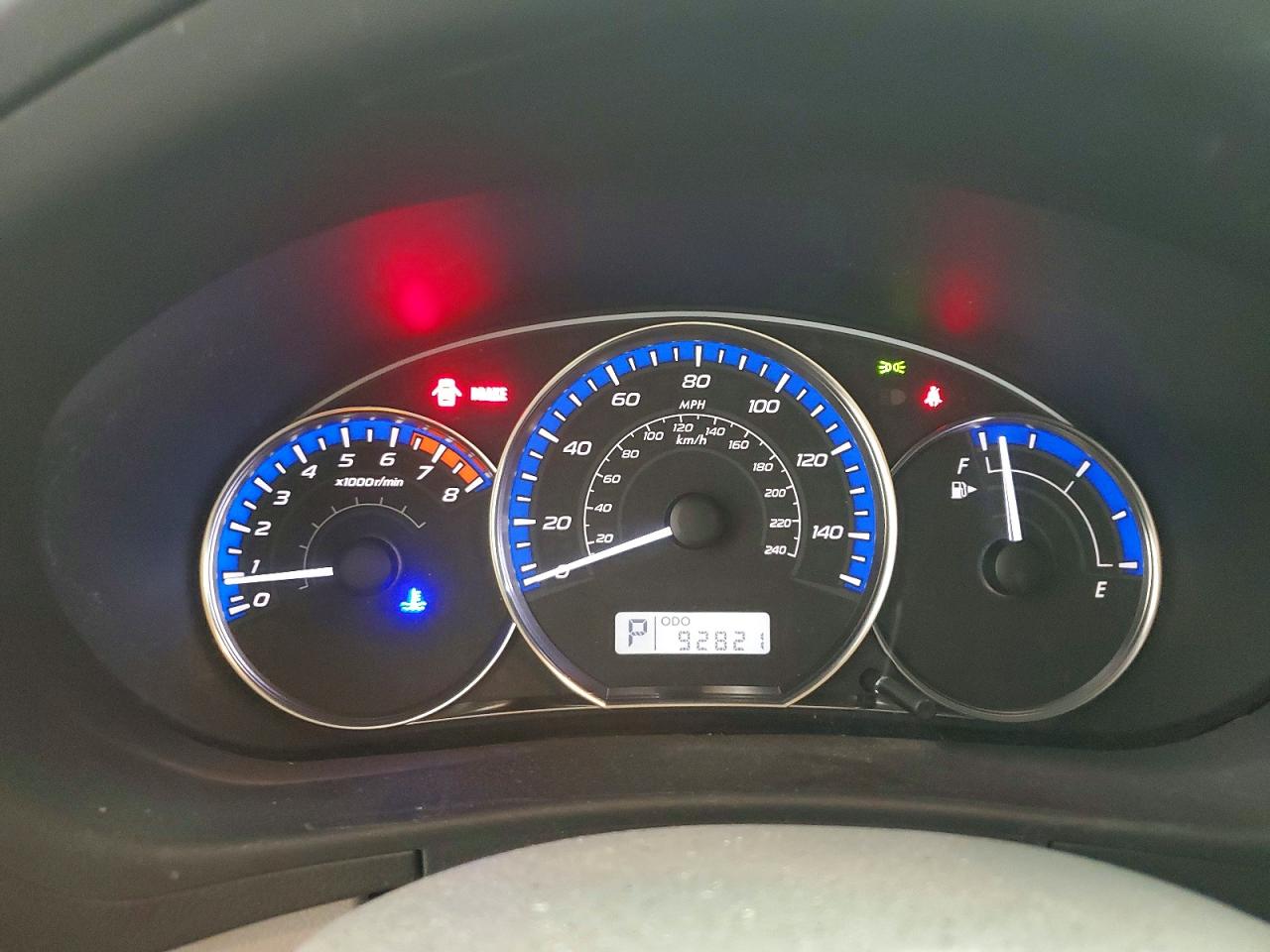 2012 Subaru Forester 2.5x Premium Красный vin: JF2SHADC9CH441435