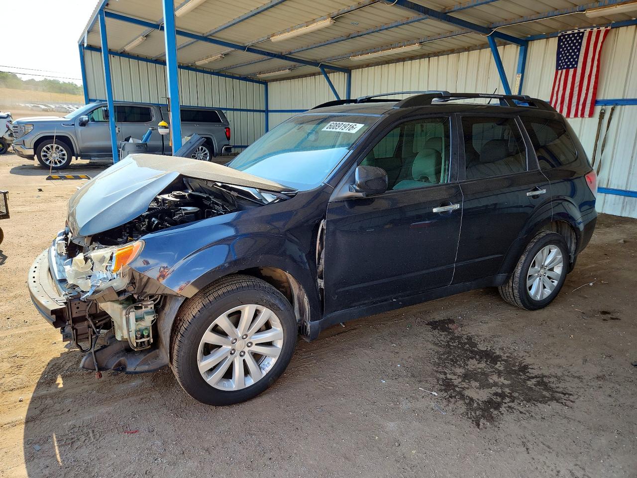 2012 Subaru Forester 2.5x Premium Gray vin: JF2SHADC9CH449101