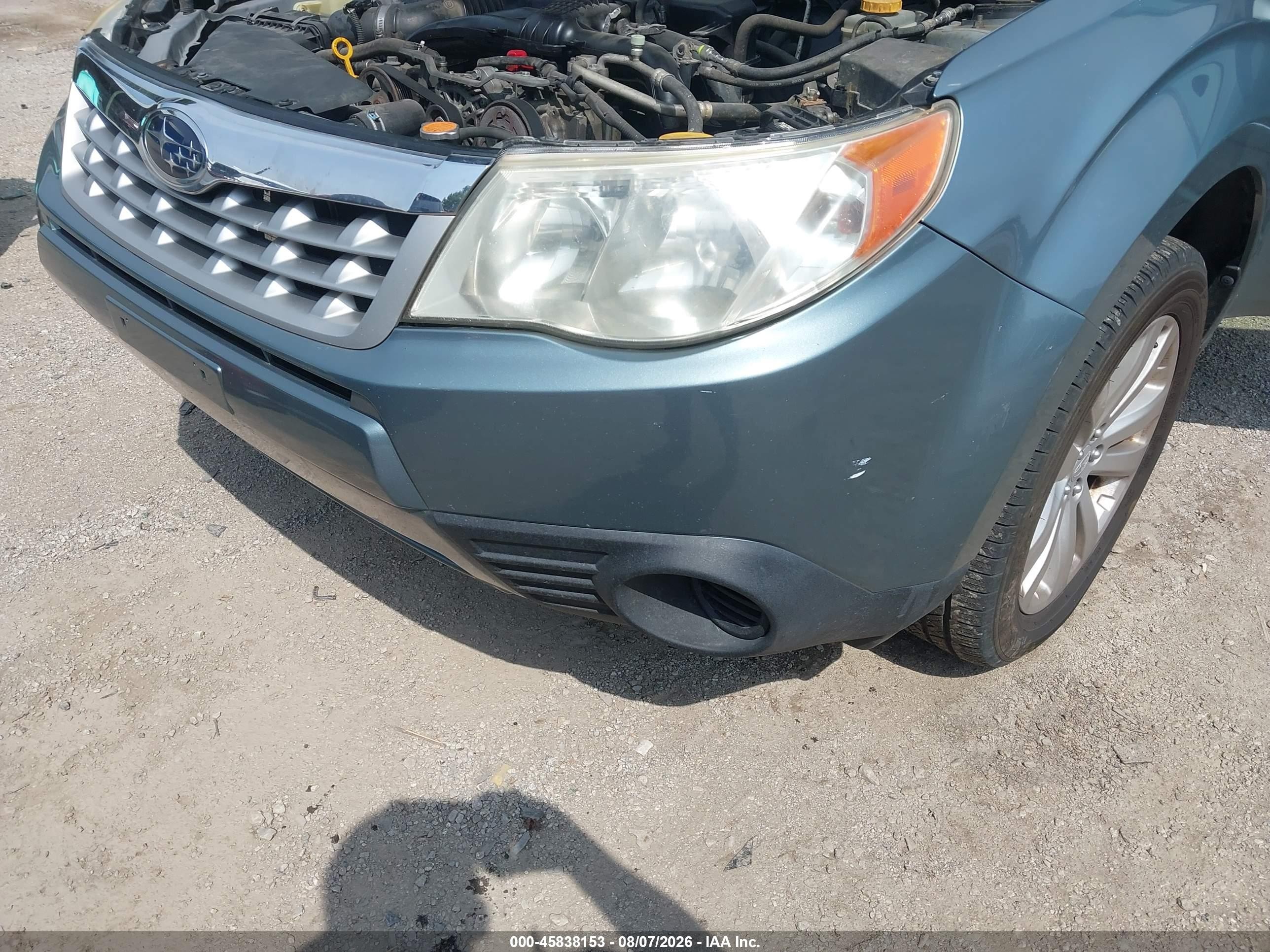 2013 Subaru Forester 2.5x Premium Light Blue vin: JF2SHADC9DH430694