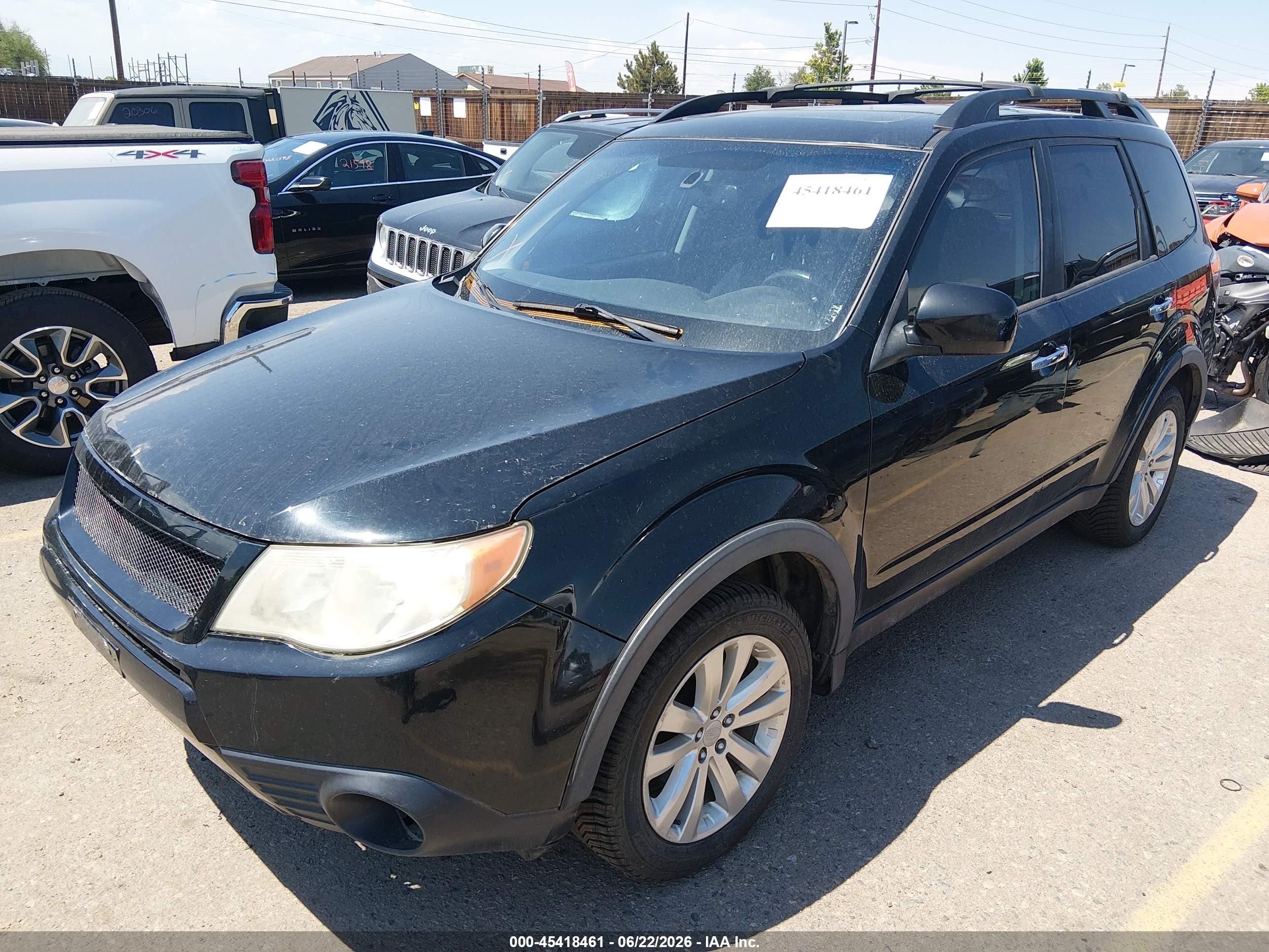 2011 Subaru Forester 2.5x Premium Black vin: JF2SHADCXBH706300