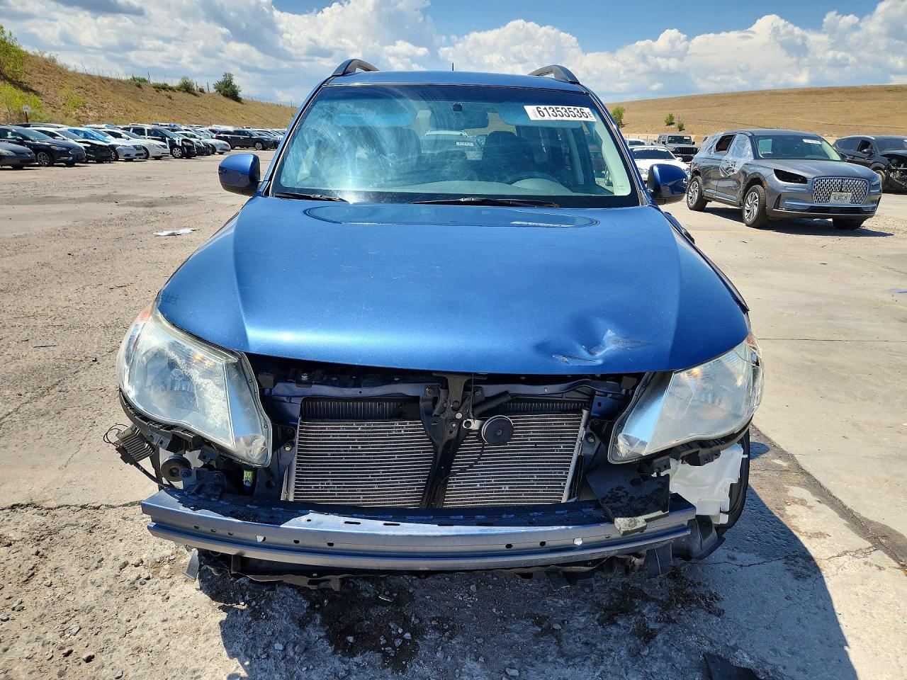 2012 Subaru Forester 2.5x Premium Blue vin: JF2SHADCXCH442285