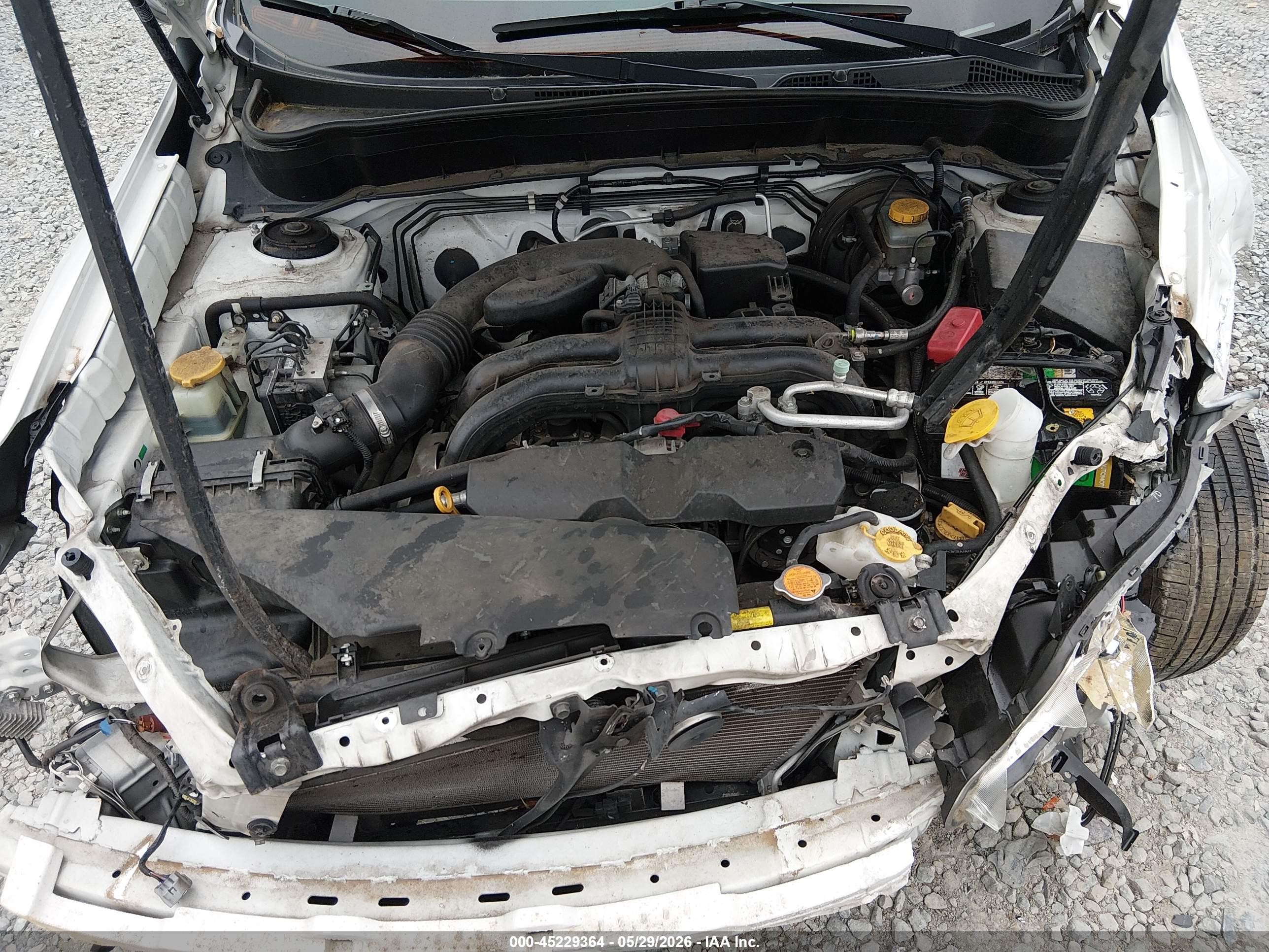 2013 Subaru Forester 2.5x Premium Белый vin: JF2SHADCXDH435774