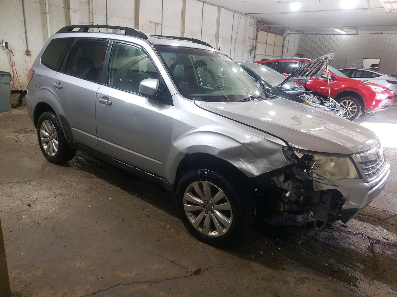 2012 Subaru Forester Limited Silver vin: JF2SHAEC1CH441167