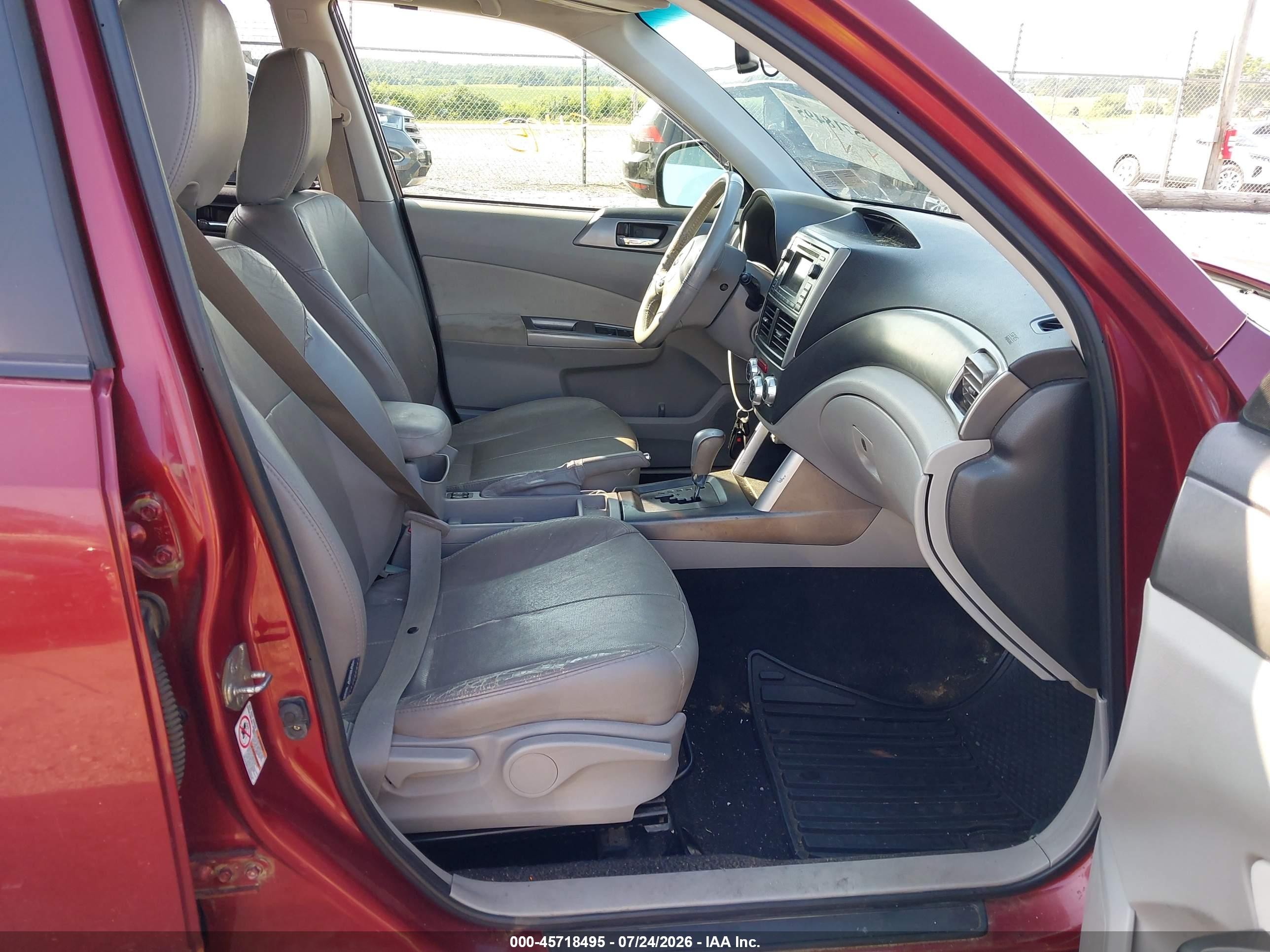 2013 Subaru Forester 2.5x Limited Maroon vin: JF2SHAEC2DH408535