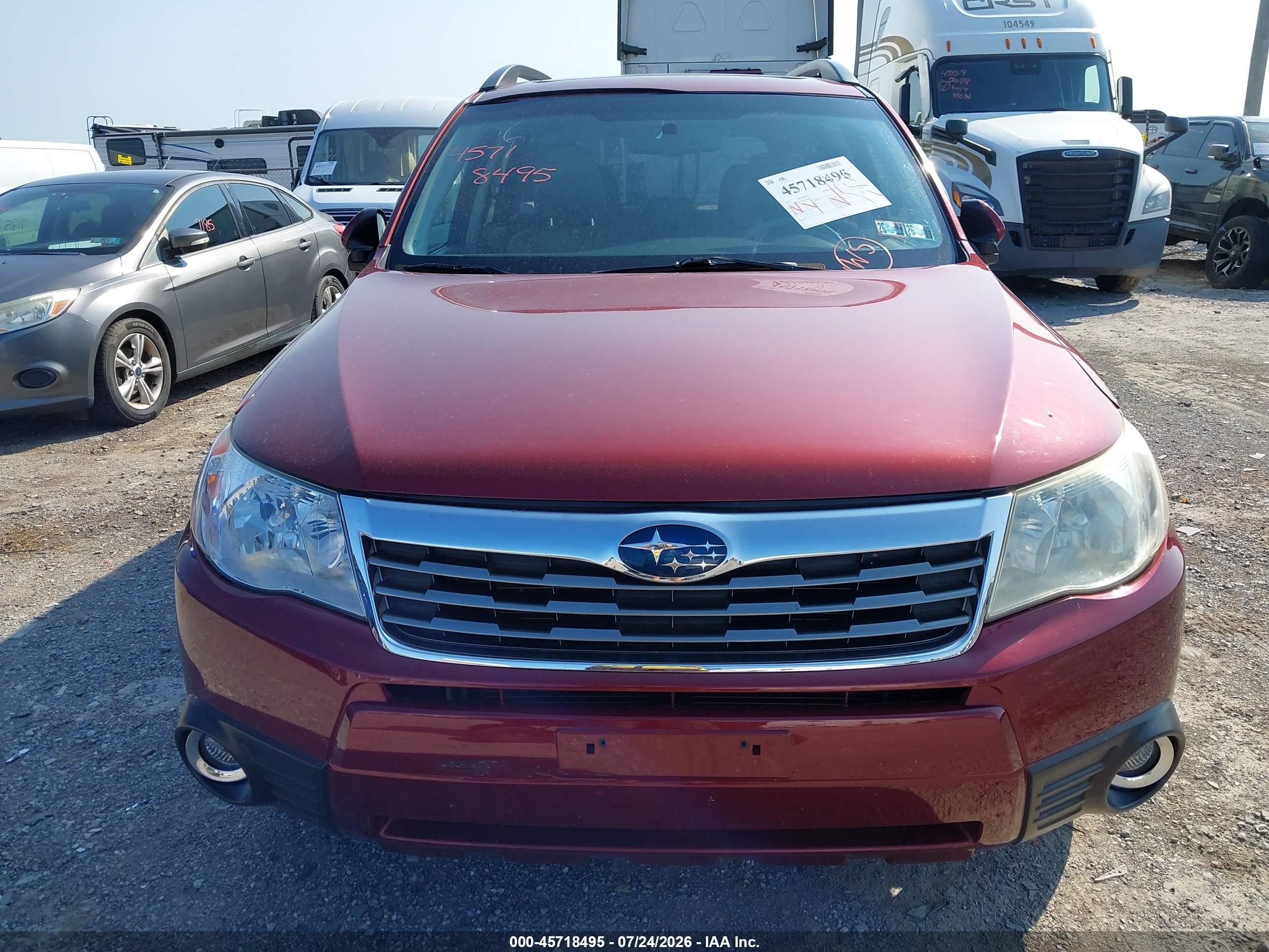 2013 Subaru Forester 2.5x Limited Maroon vin: JF2SHAEC2DH408535