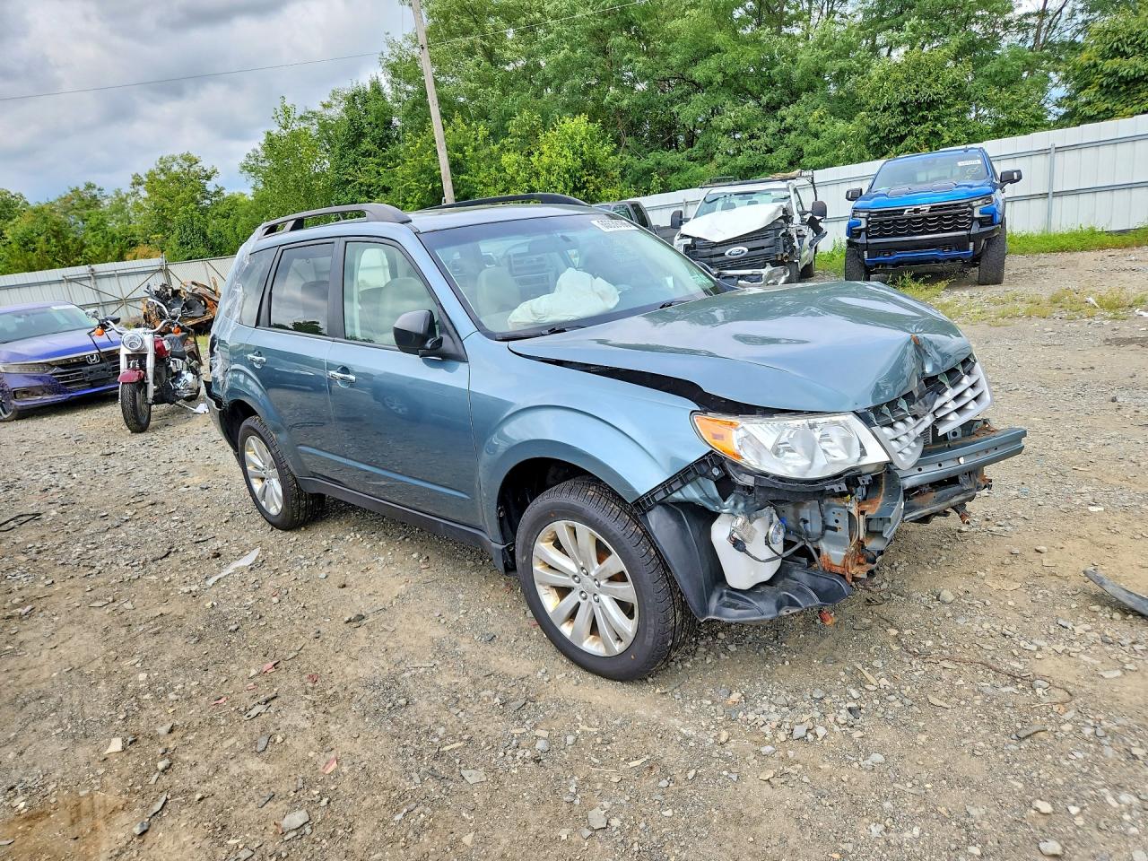 2011 Subaru Forester Limited Синий vin: JF2SHAEC3BH719534