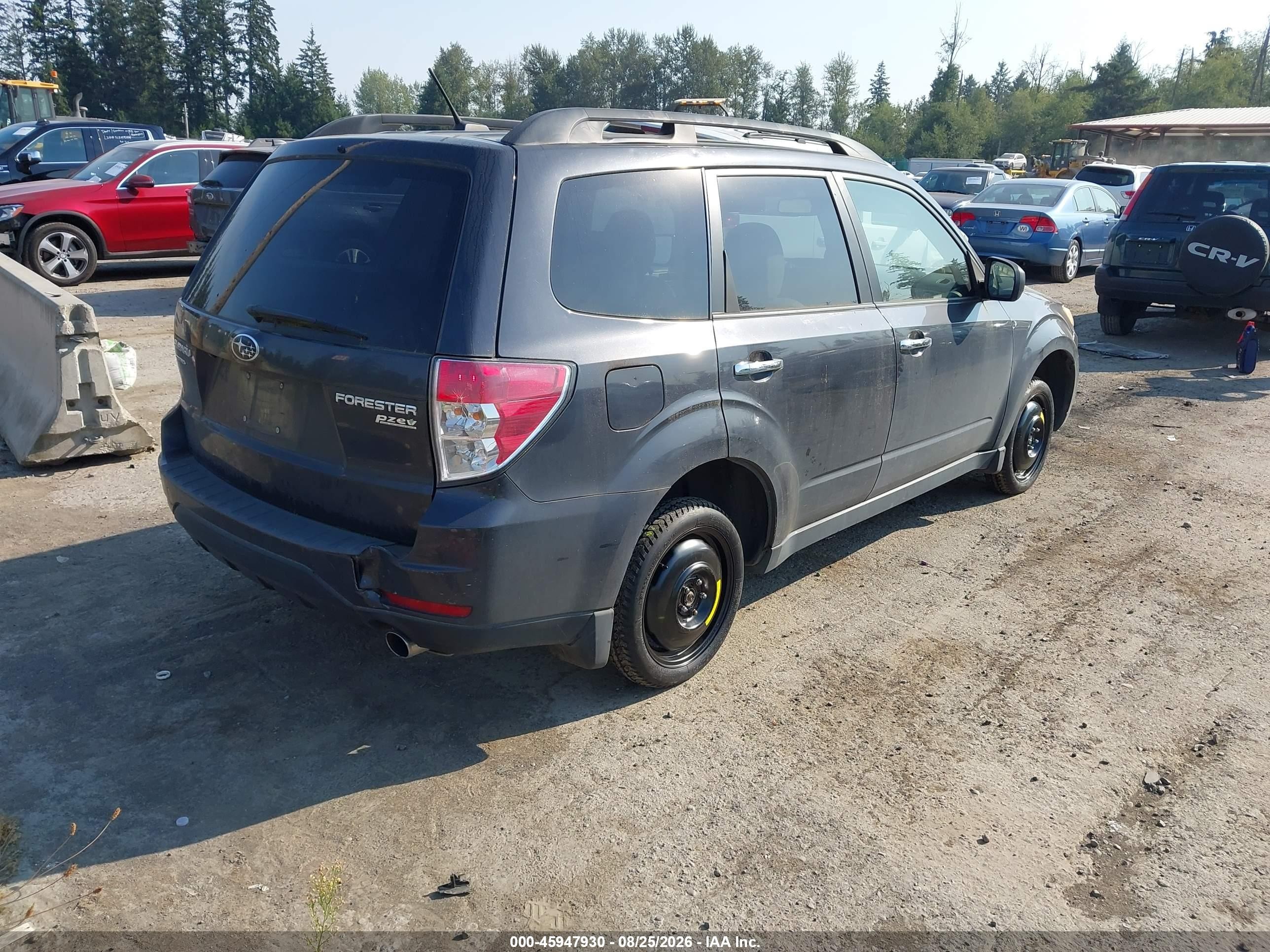2012 Subaru Forester 2.5x Limited Серый vin: JF2SHAEC3CH417792