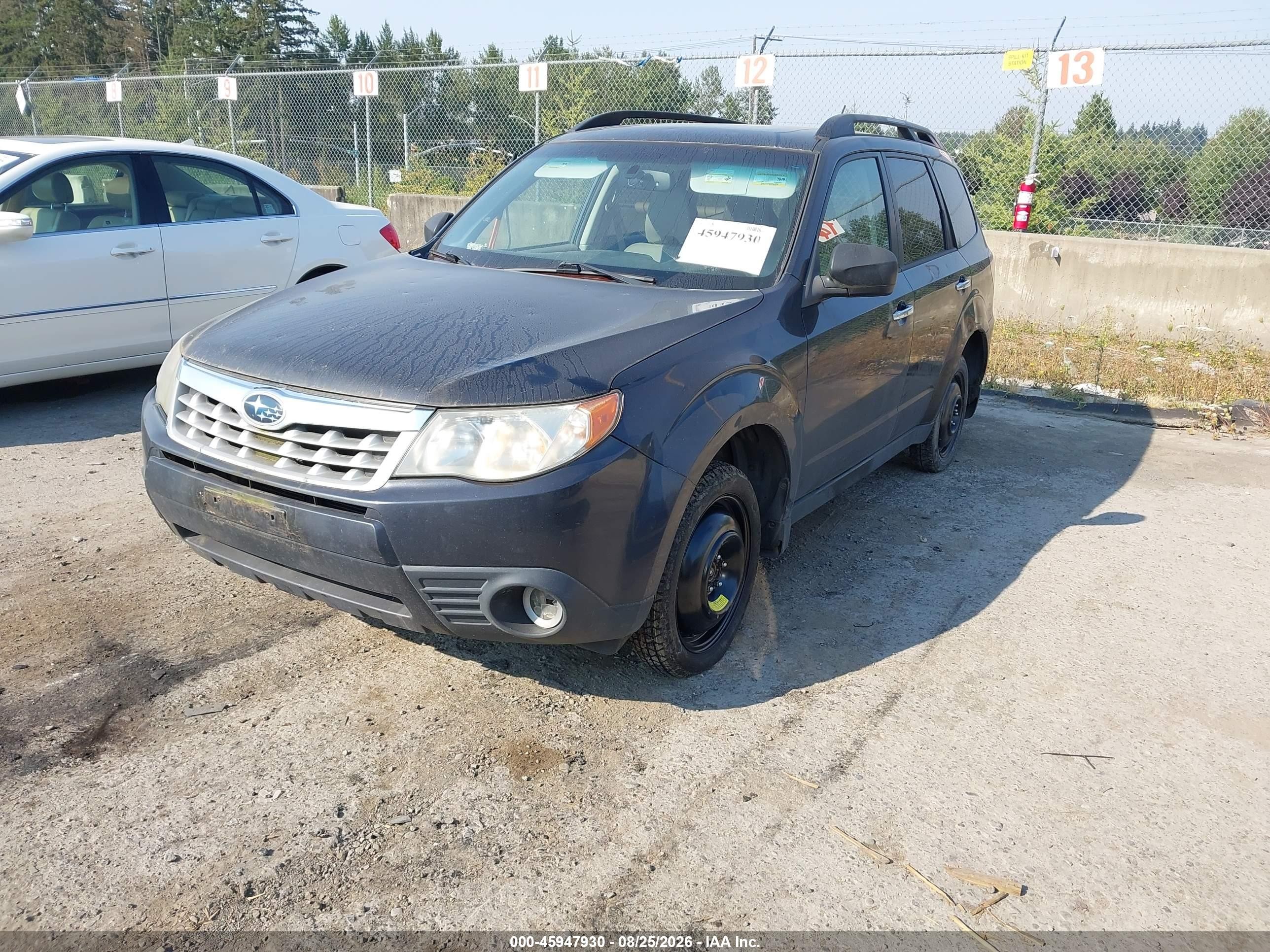 2012 Subaru Forester 2.5x Limited Серый vin: JF2SHAEC3CH417792