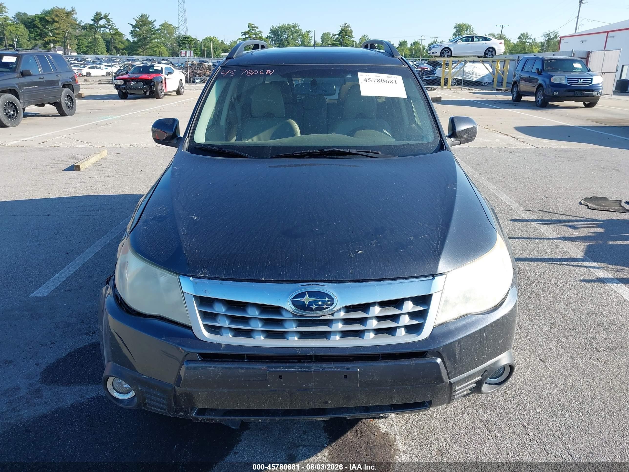2013 Subaru Forester 2.5x Limited Gray vin: JF2SHAEC3DH441012