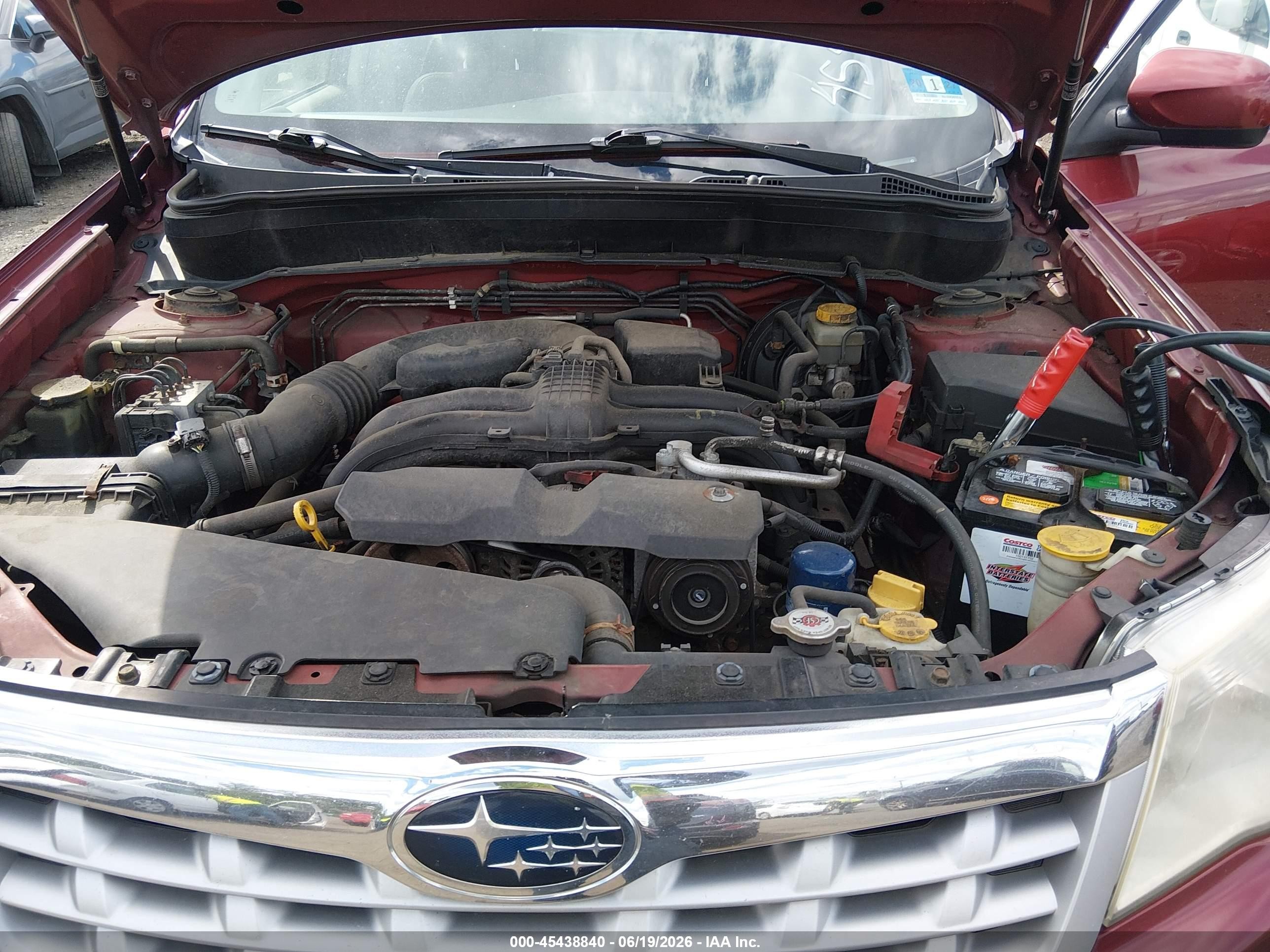 2012 Subaru Forester 2.5x Limited Burgundy vin: JF2SHAEC4CH427456