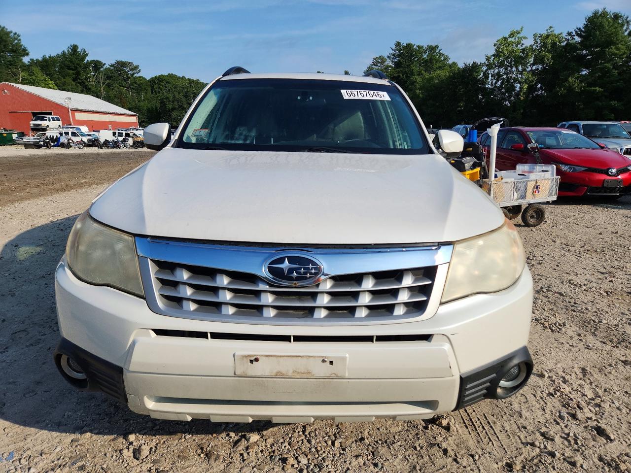 2013 Subaru Forester Limited White vin: JF2SHAEC4DH405541